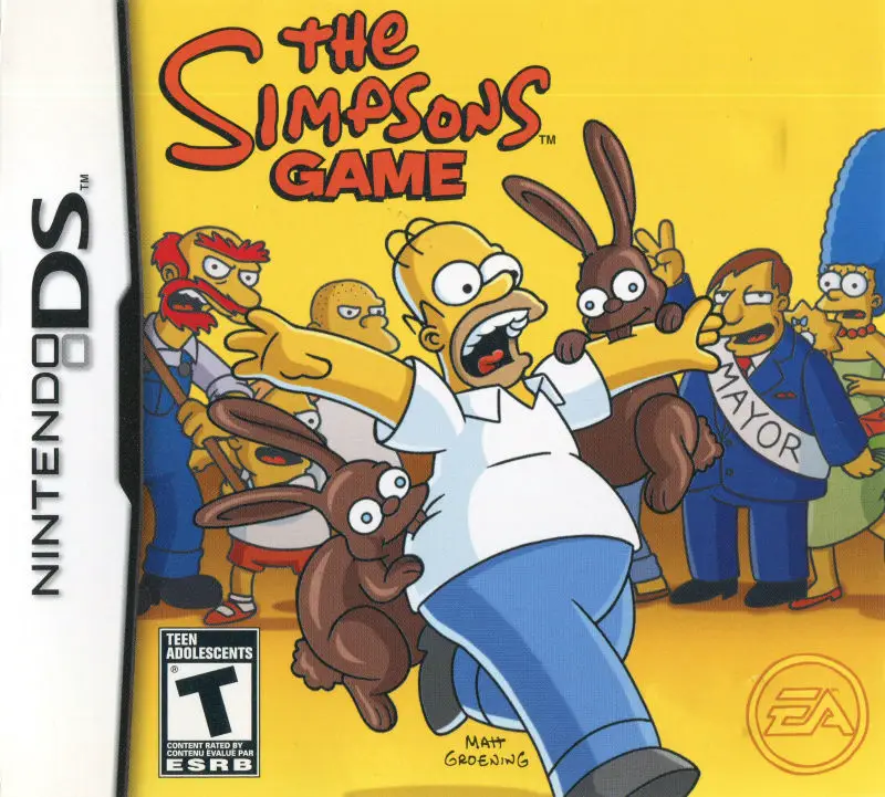 Capa de Simpsons Game