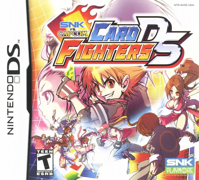 Capa de SNK vs. Capcom Card Fighters DS