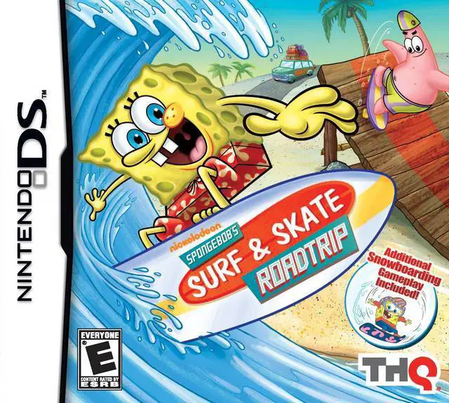 Capa de SpongeBob's Surf & Skate Roadtrip