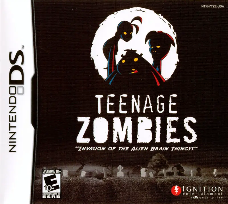 Capa de Teenage Zombies: Invasion of the Alien Brain Thingys!