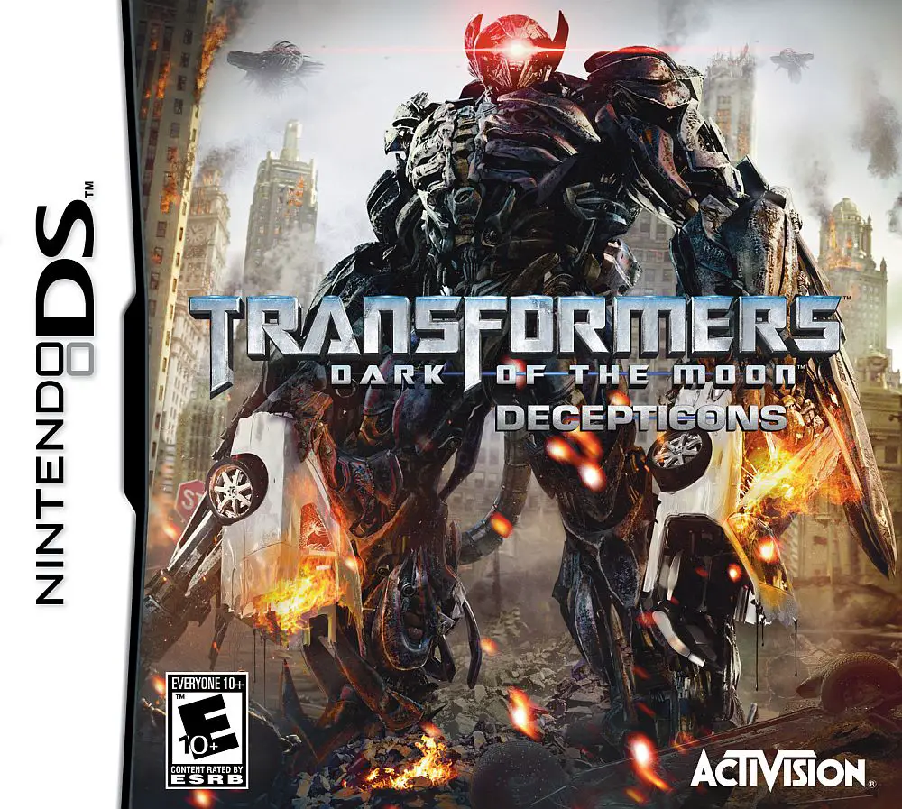 Capa de Transformers: Dark of the Moon - Decepticons