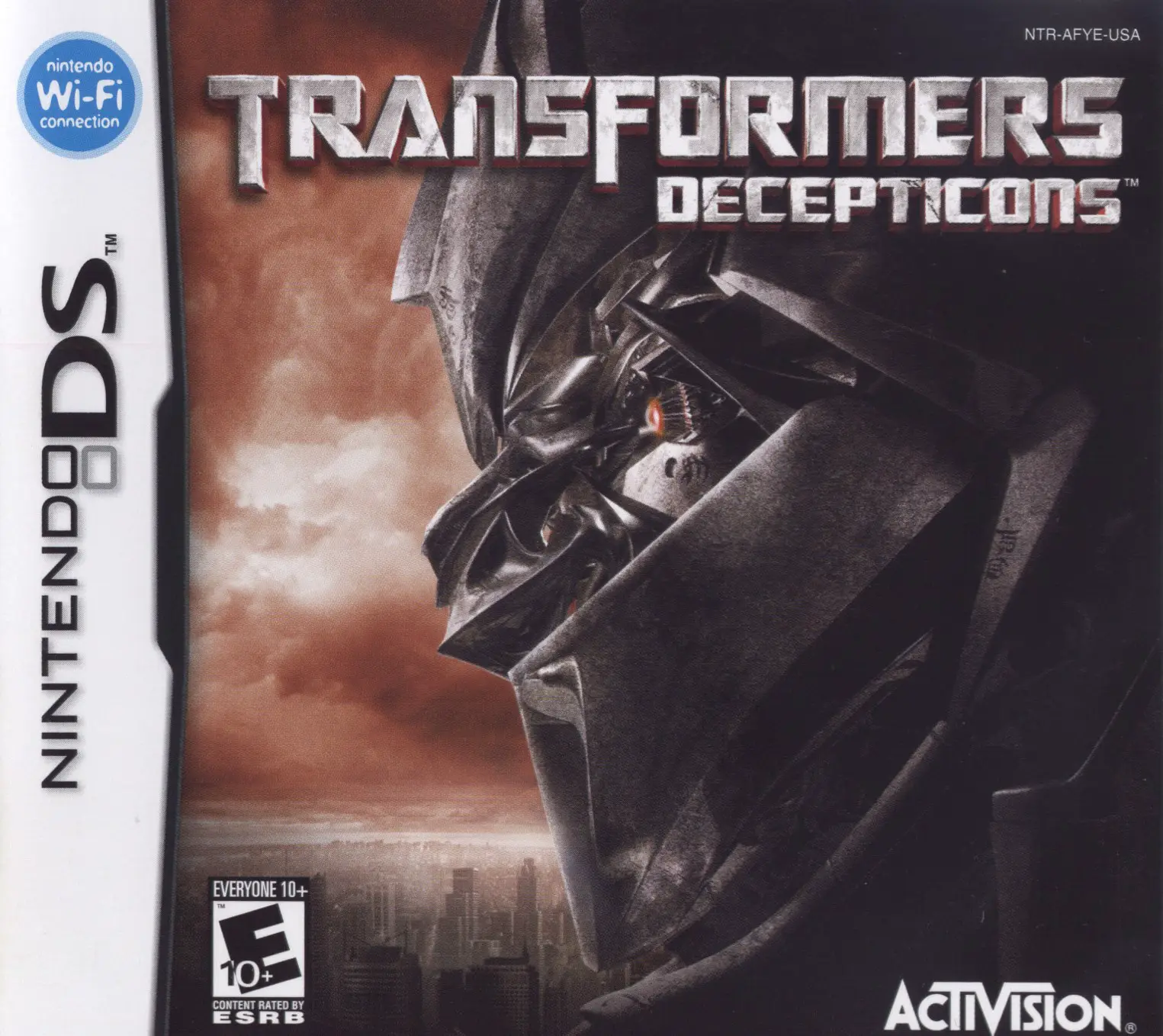 Capa de Transformers: Decepticons