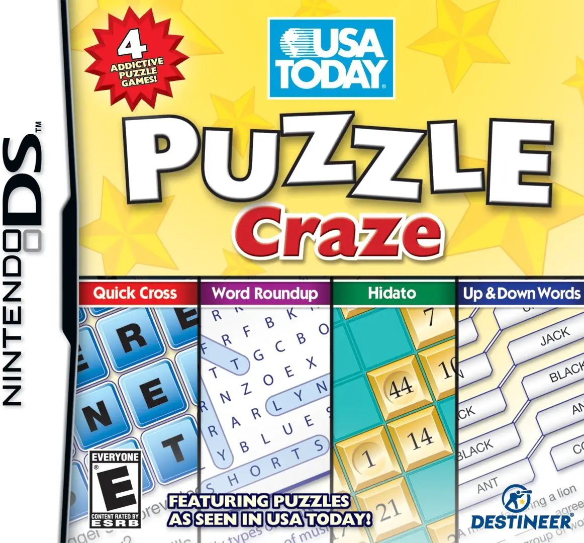 Capa de USA Today: Puzzle Craze