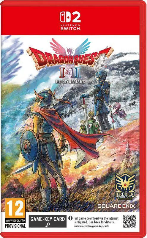 Capa de Dragon Quest I & II HD-2D Remake [Key Card]