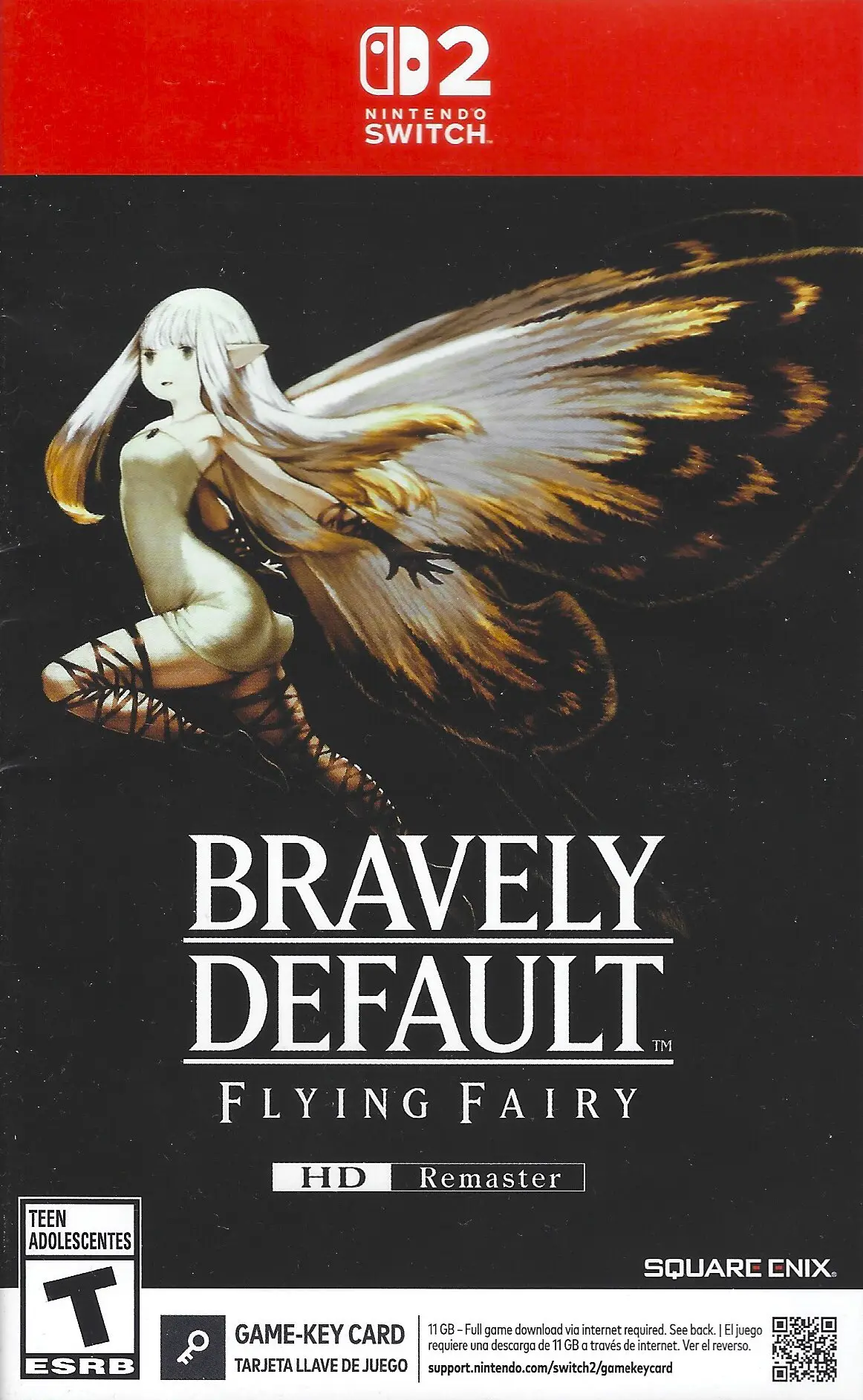 Capa de Bravely Default Flying Fairy HD Remaster [Key Card]