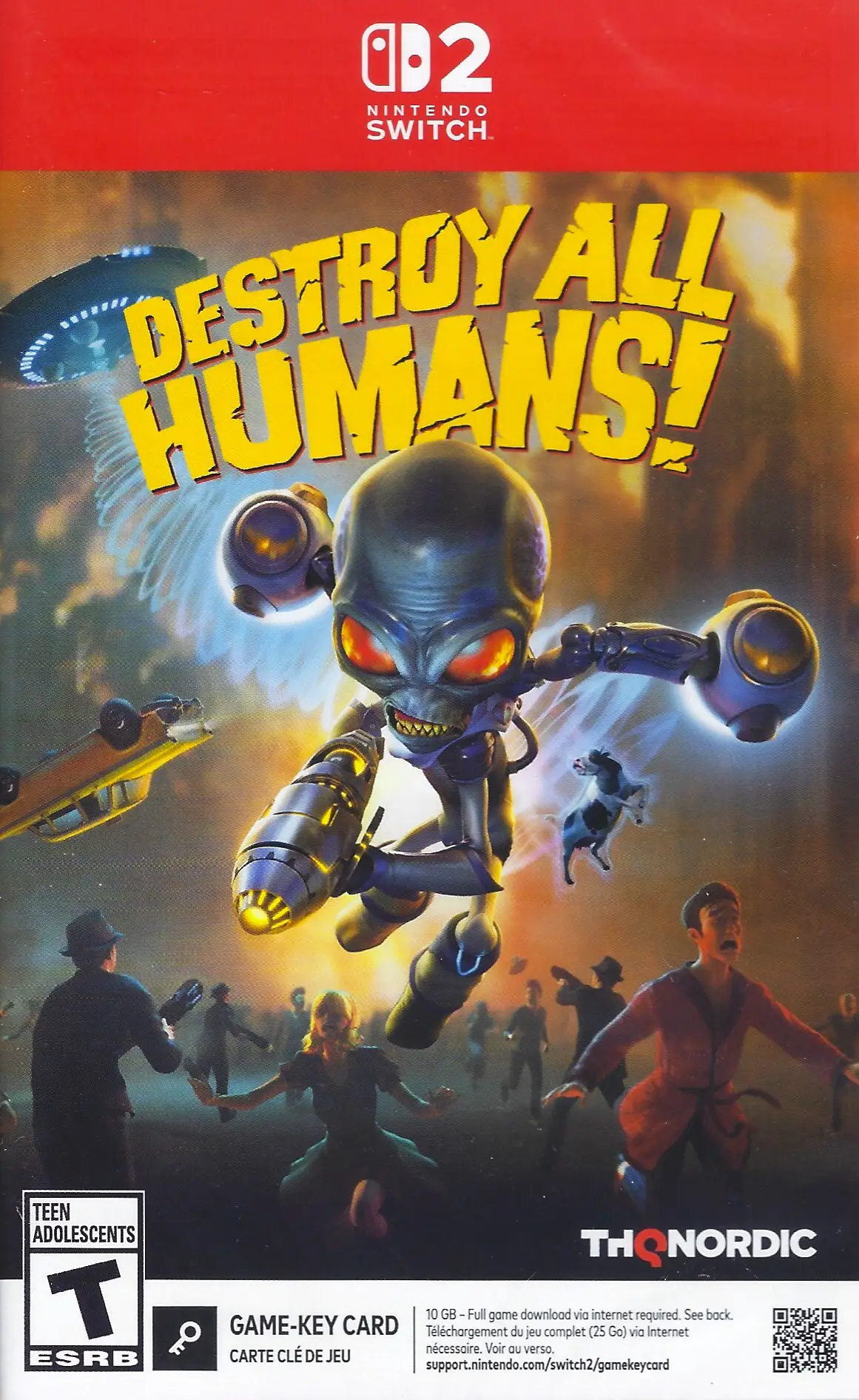 Capa de Destroy All Humans! [Key Card]