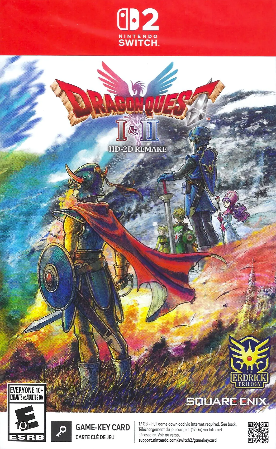 Capa de Dragon Quest I & II HD-2D Remake [Key Card]