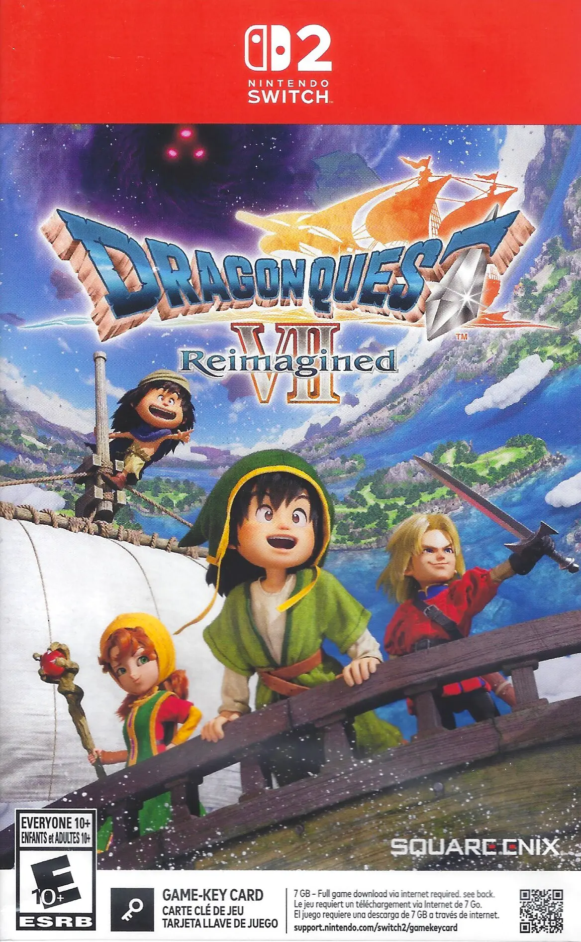 Capa de Dragon Quest VII: Reimagined [Key Card]