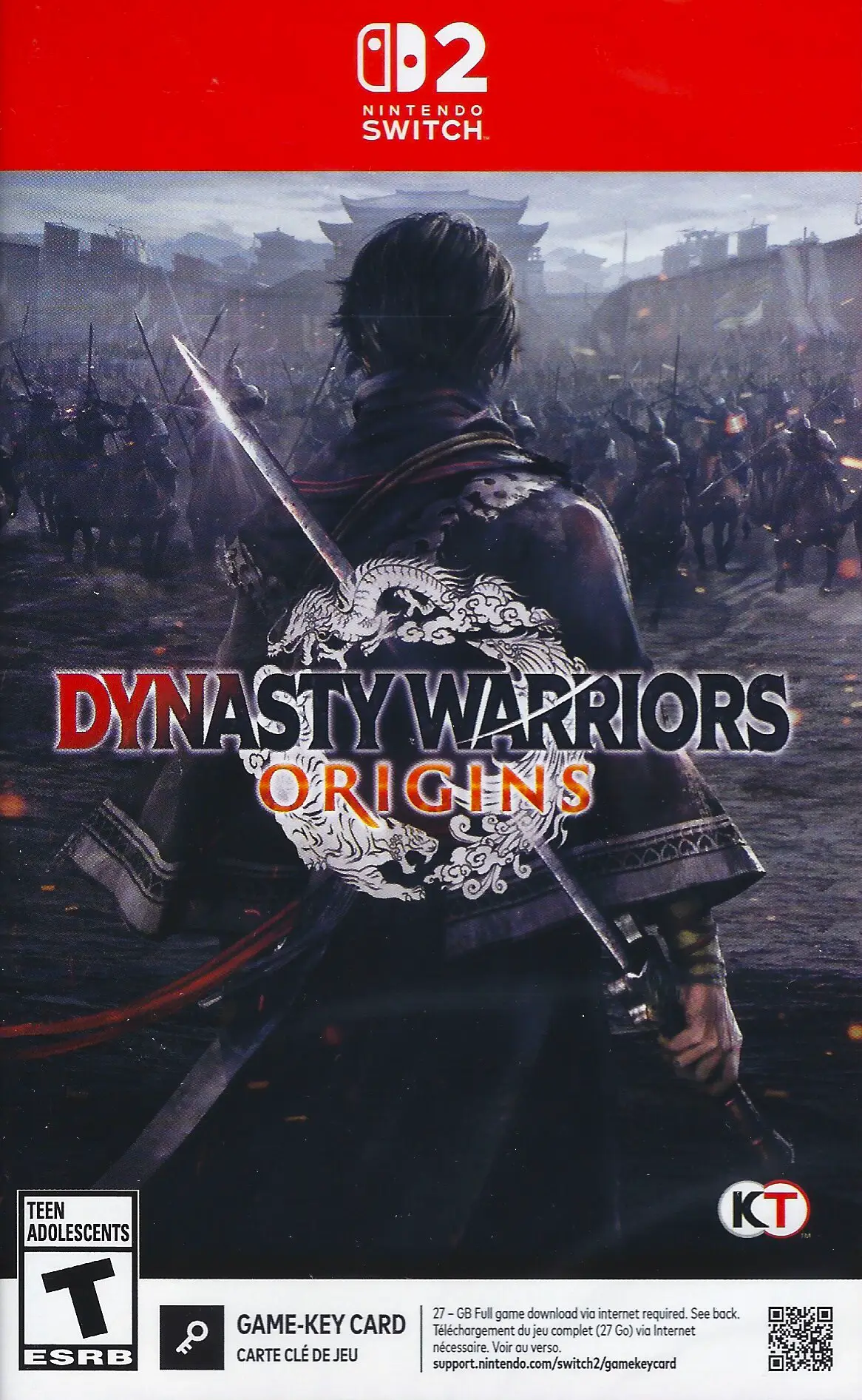 Capa de Dynasty Warriors: Origins [Key Card]