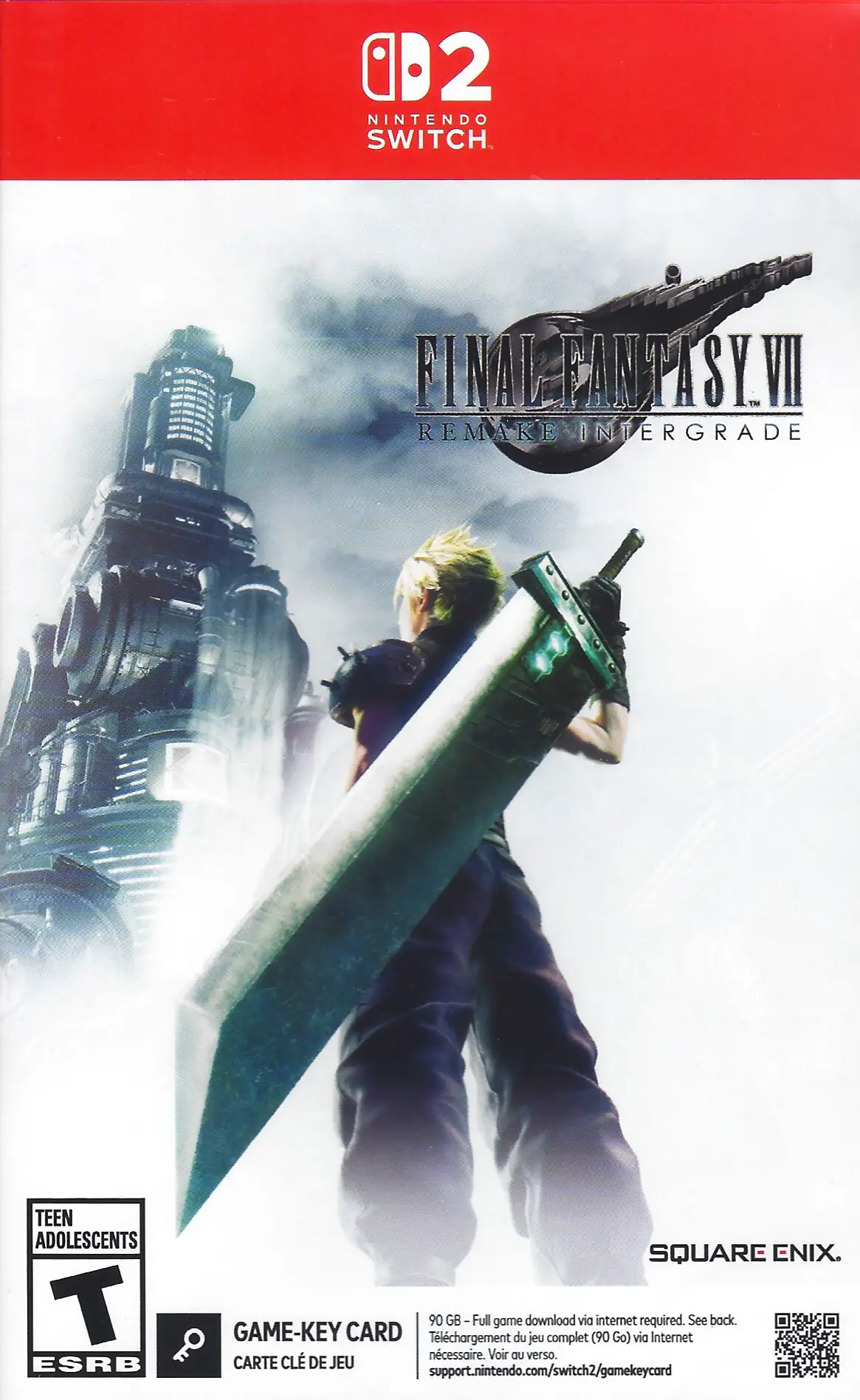 Capa de Final Fantasy VII Remake Intergrade [Key Card]