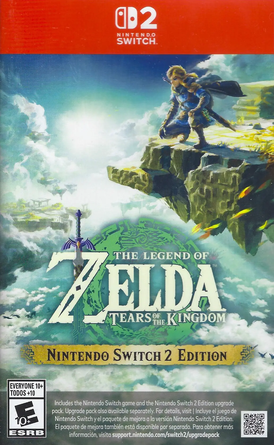 Capa de Legend of Zelda: Tears of the Kingdom