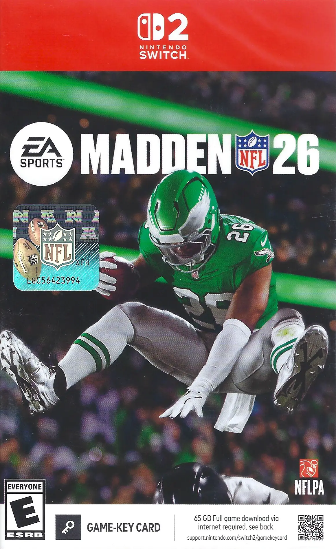 Capa de Madden NFL 26 [Key Card]