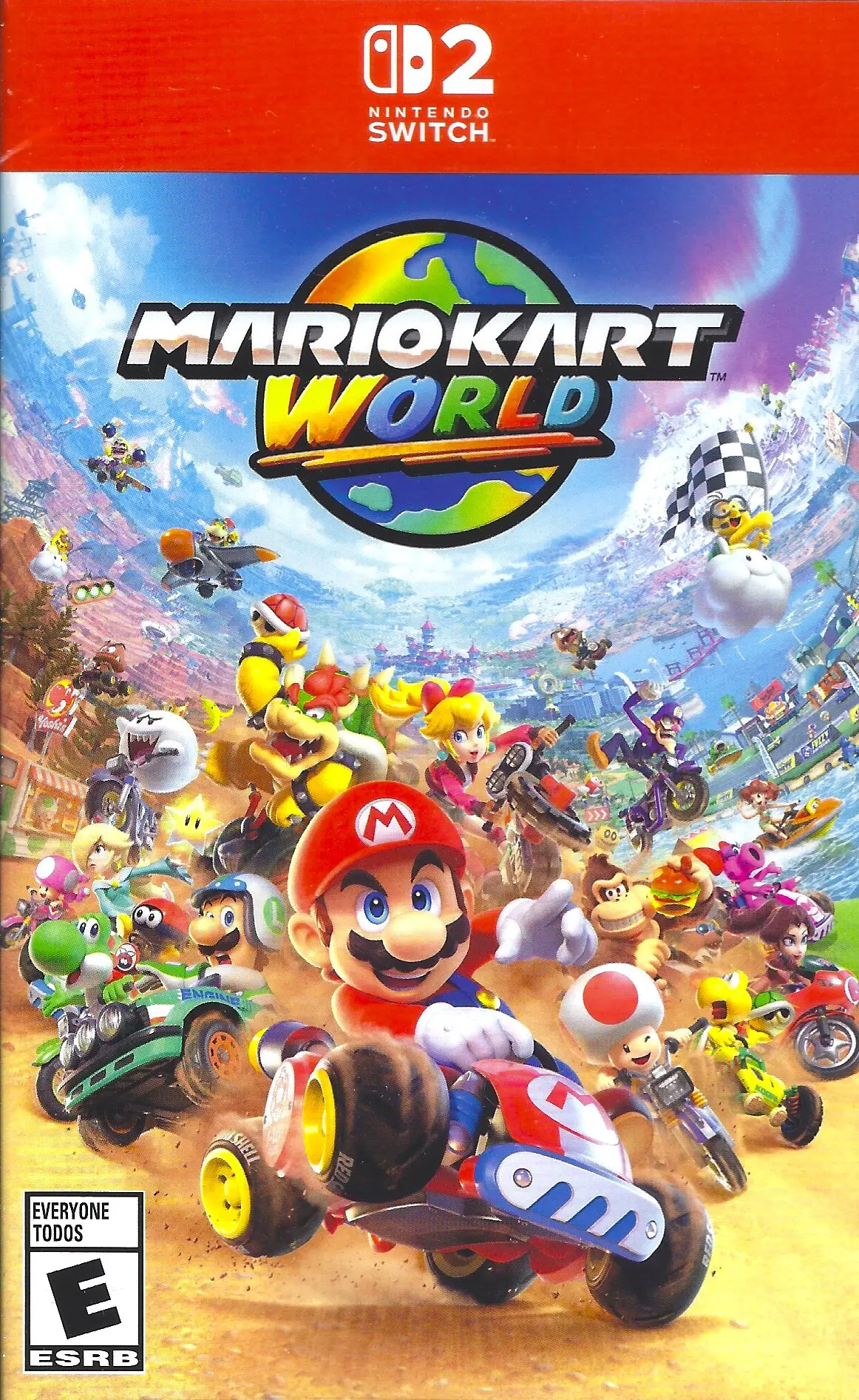 Capa de Mario Kart World