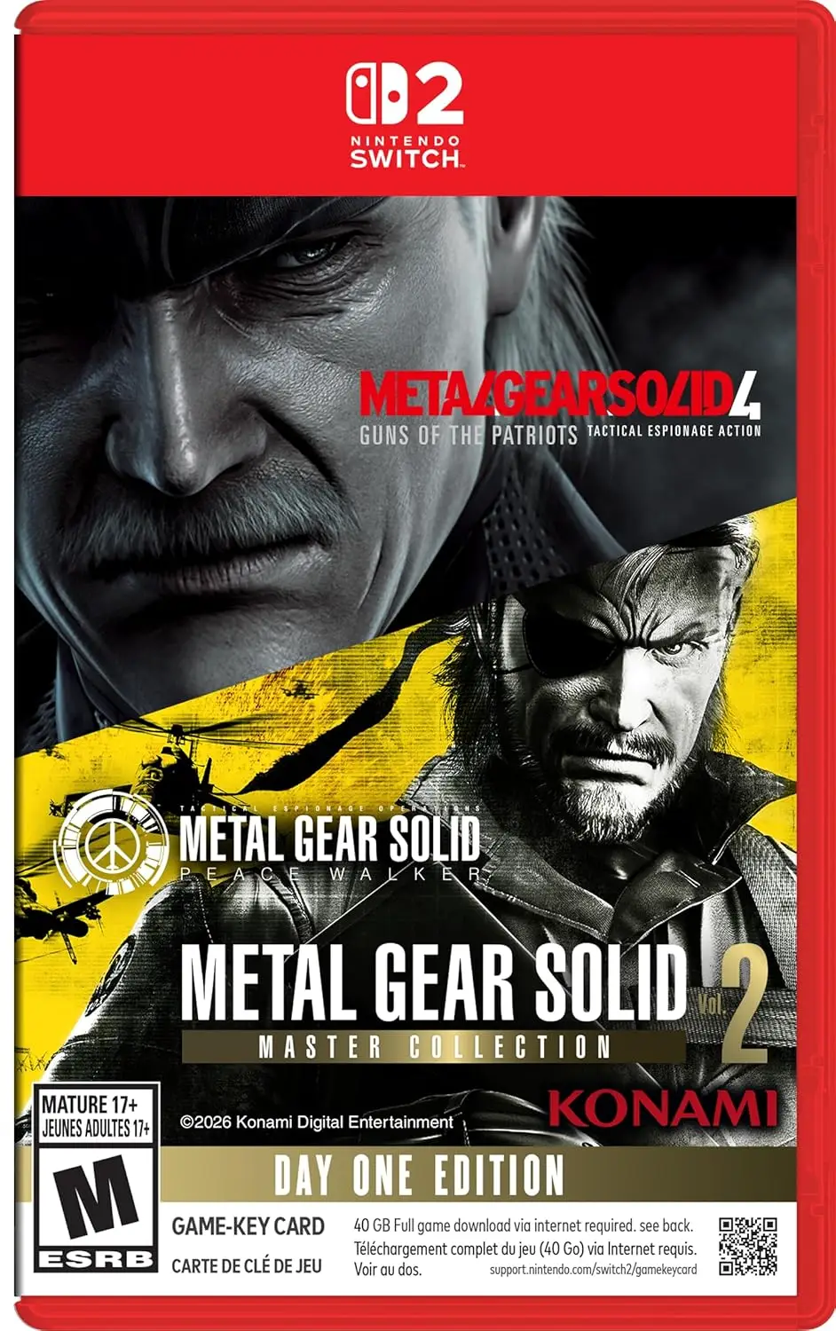 Capa de Metal Gear Solid: Master Collection Vol. 2 [Key Card]