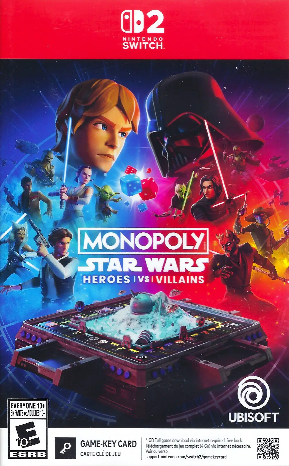Capa de Monopoly: Star Wars Heroes vs. Villains [Key Card]