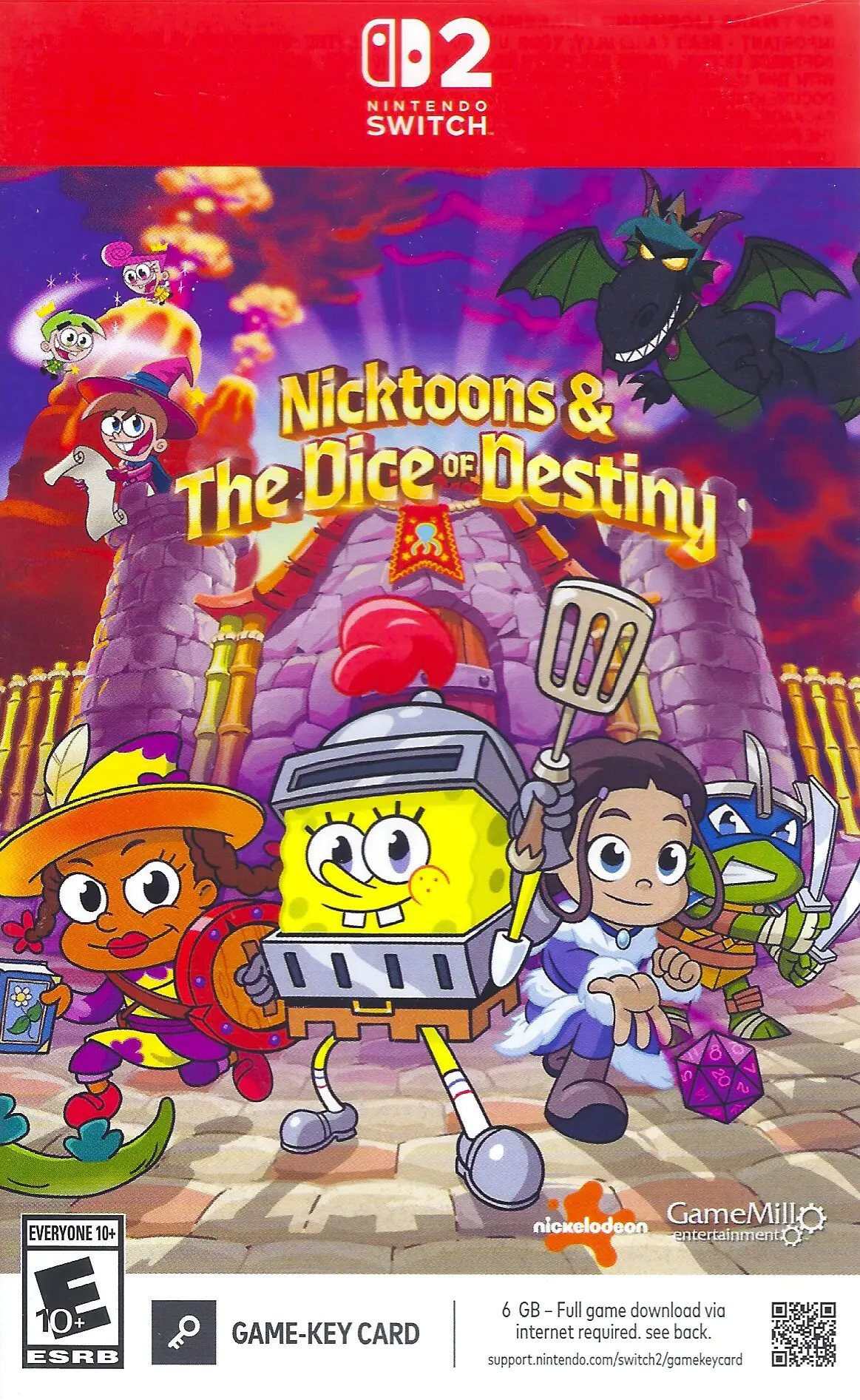 Capa de Nicktoons & The Dice of Destiny [Key Card]