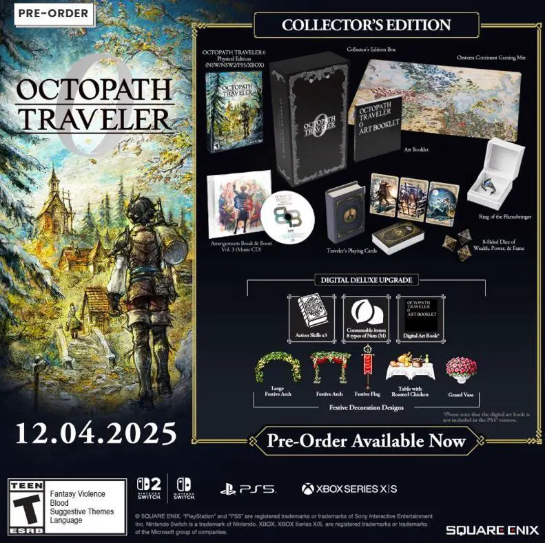 Capa de Octopath Traveler 0 [Collector's Edition] [Key Card]