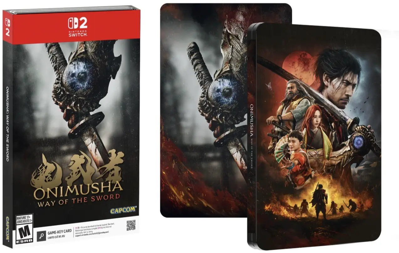 Capa de Onimusha: Way of the Sword [Steelbook Edition] [Key Card]