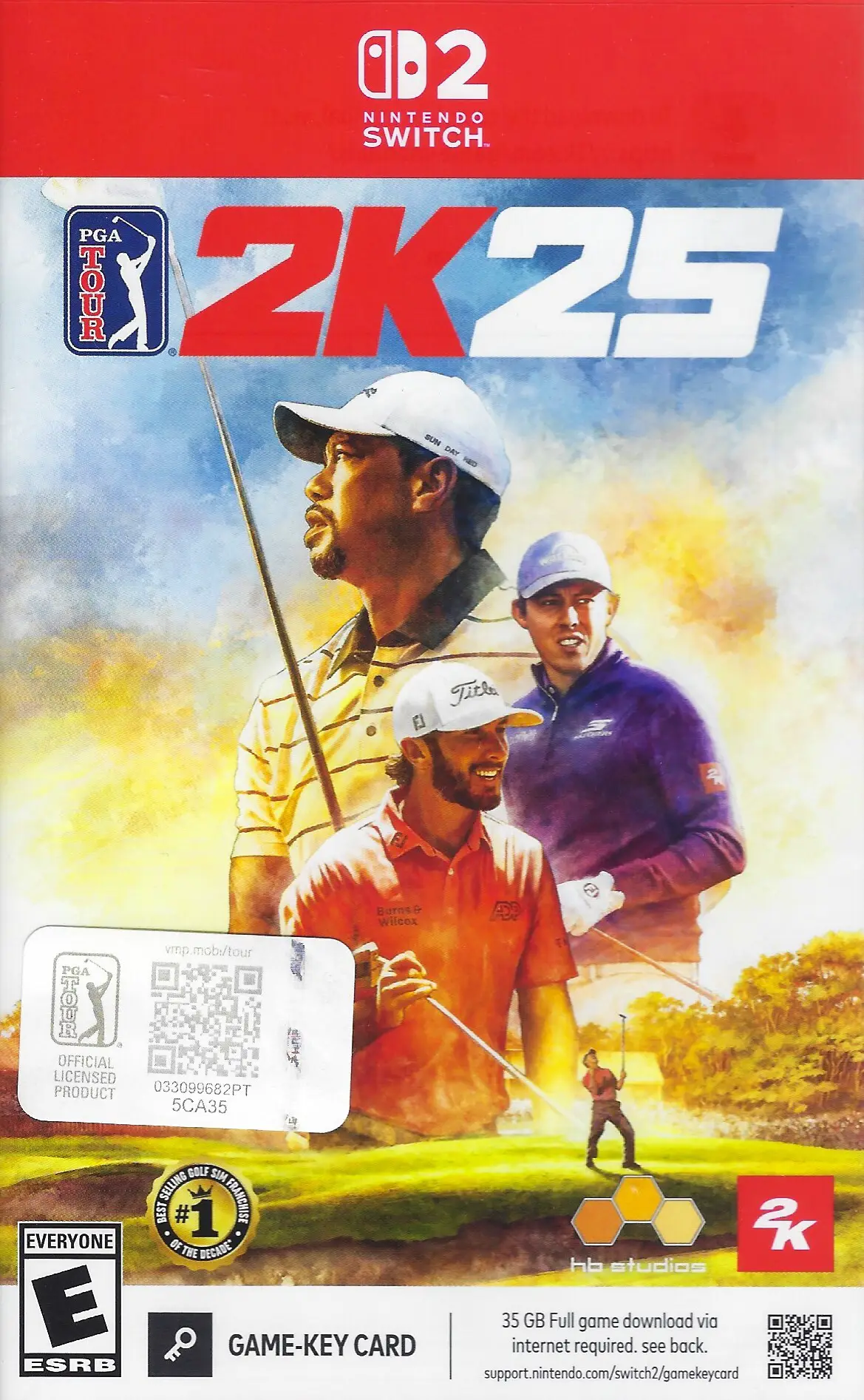 Capa de PGA Tour 2K25 [Key Card]