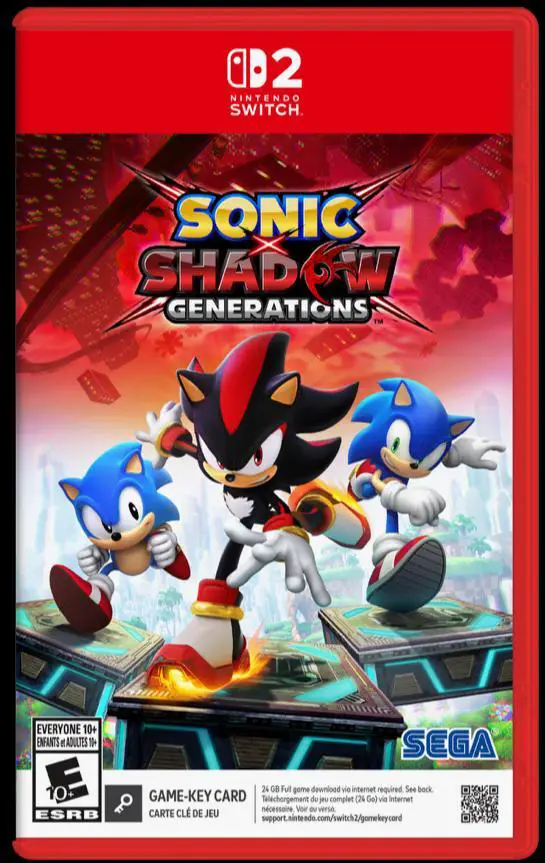 Capa de Sonic X Shadow Generations [Key Card]