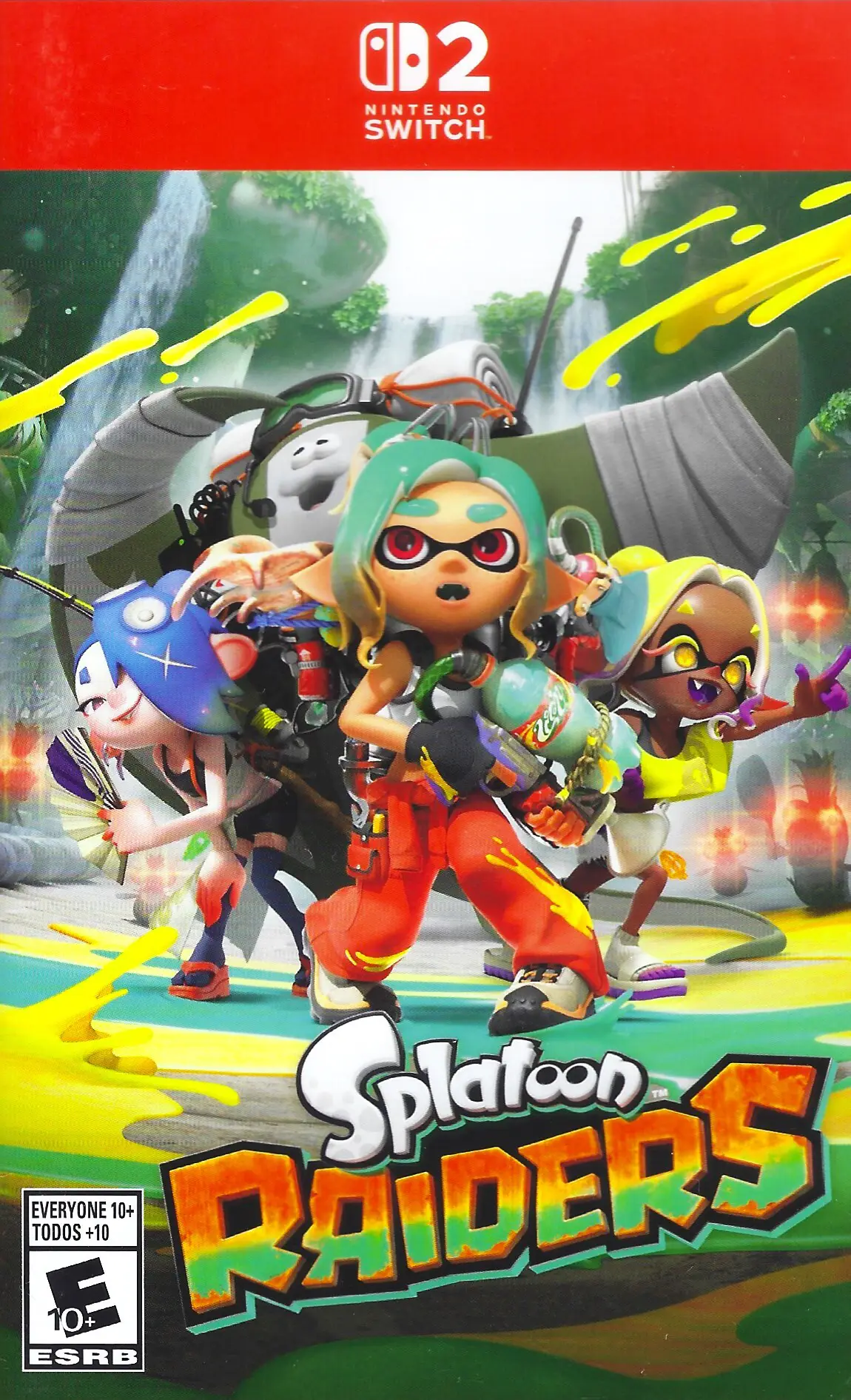 Capa de Splatoon Raiders