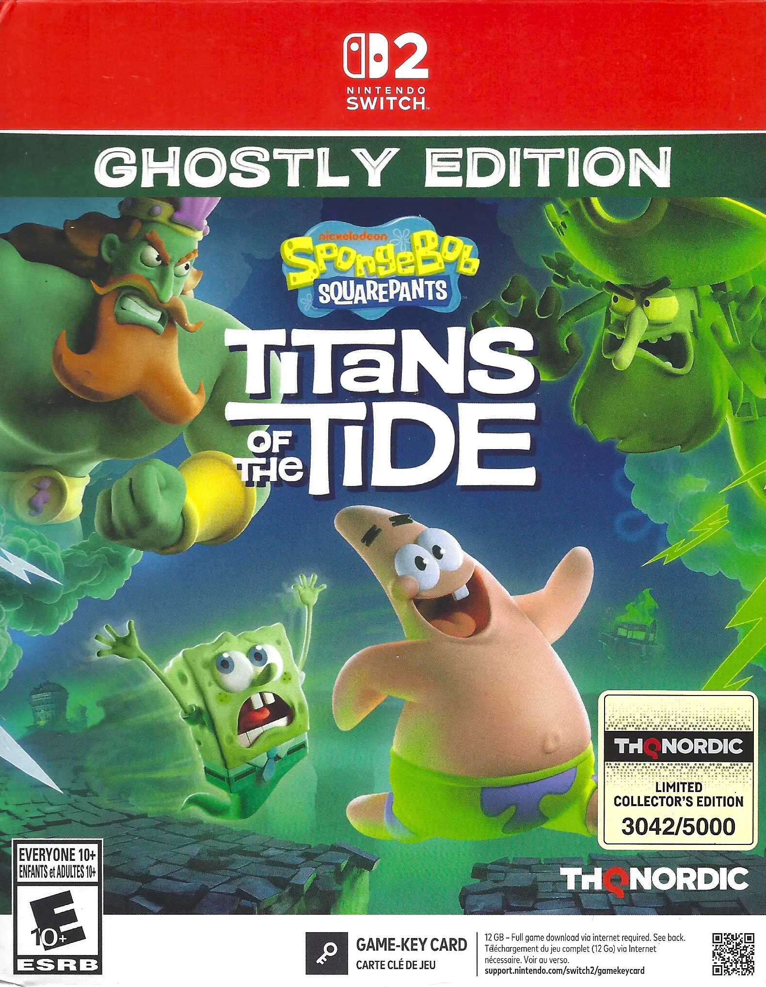 Capa de SpongeBob SquarePants: Titans Of The Tide [Ghostly Edition] [Key Card]