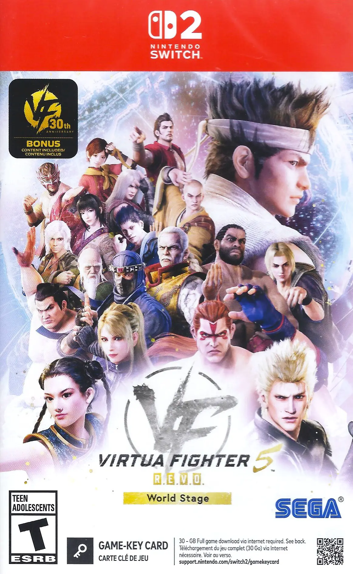 Capa de Virtua Fighter 5 R.E.V.O.: World Stage [30th Anniversary Edition] [Key Card]