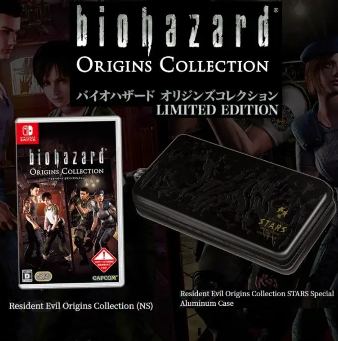 Capa de Biohazard: Origins Collection (e-Capcom Limited Edition)