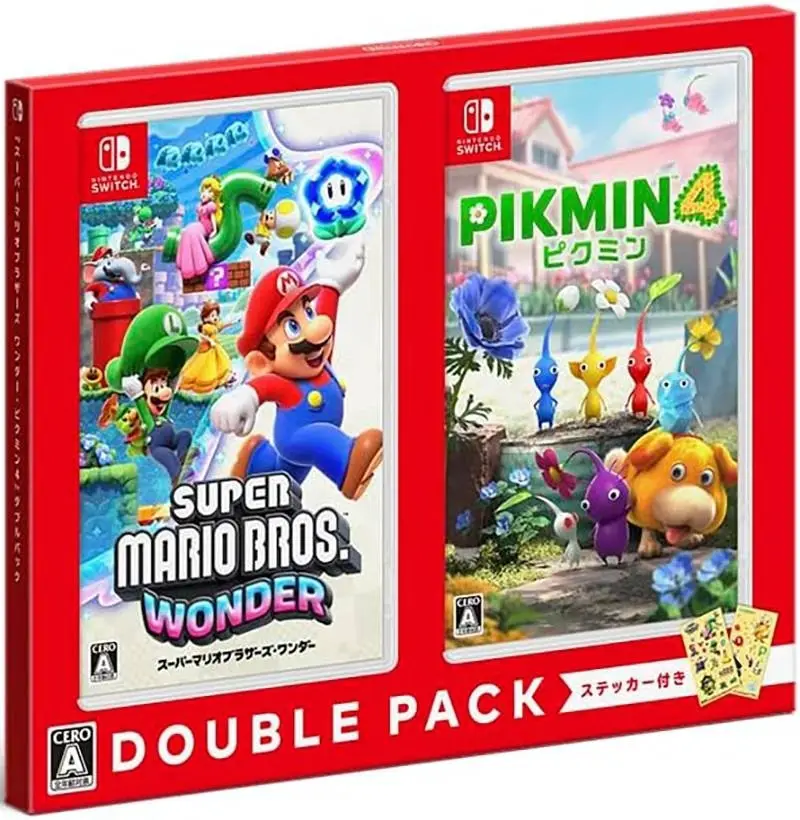 Capa de Super Mario Bros. Wonder + Pikmin 4 [Double Pack]
