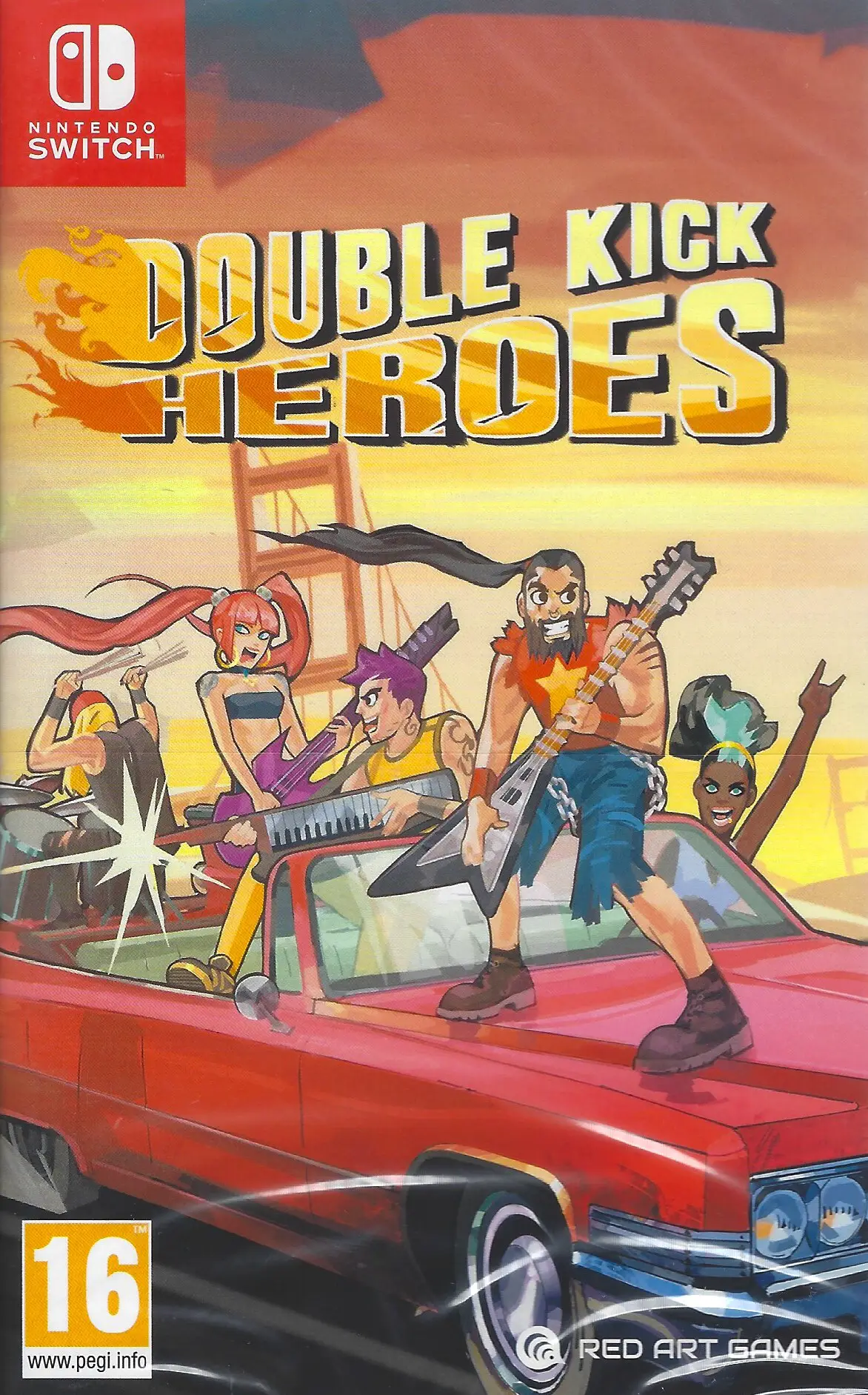Capa de Double Kick Heroes