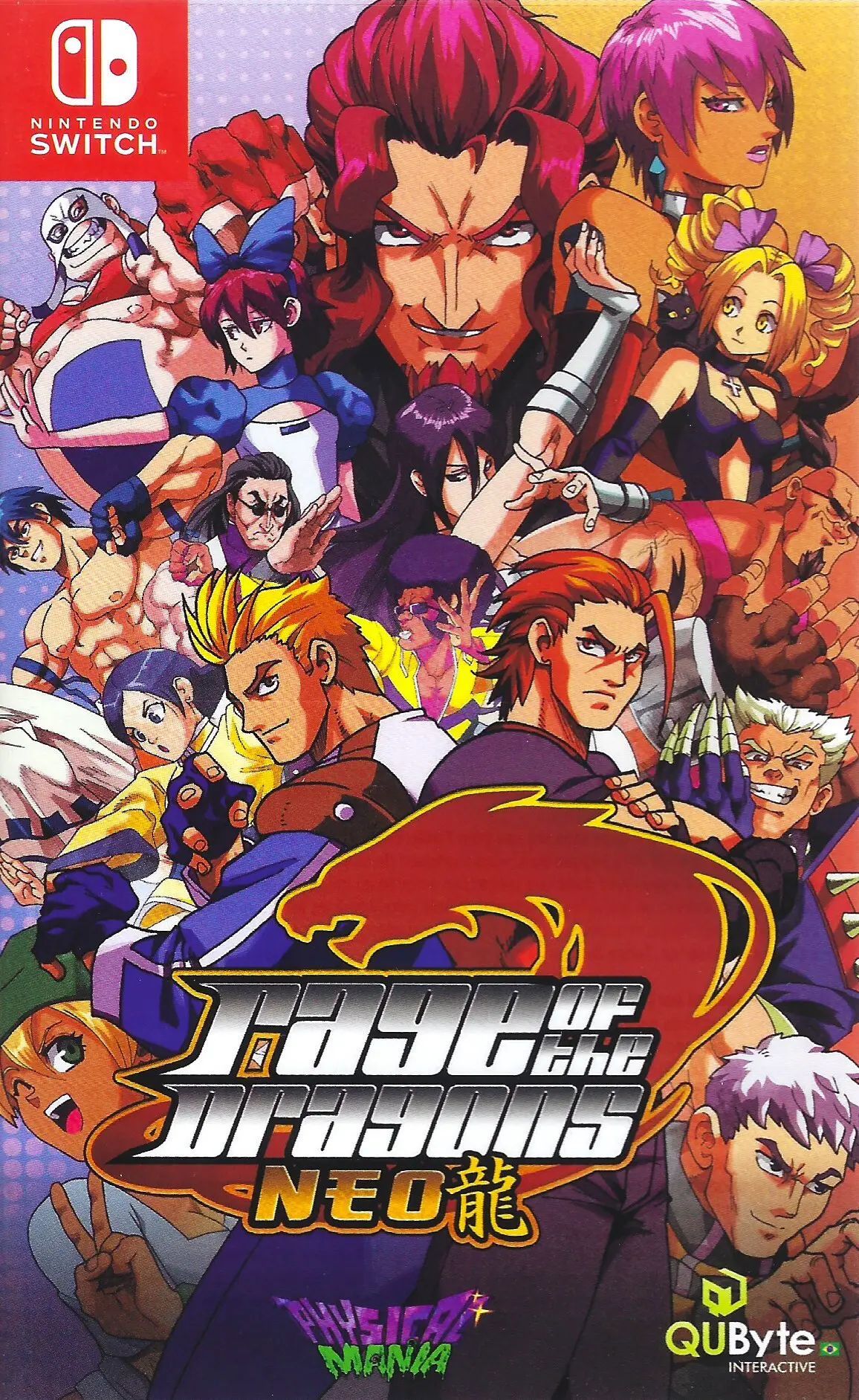 Capa de Rage of the Dragons NEO