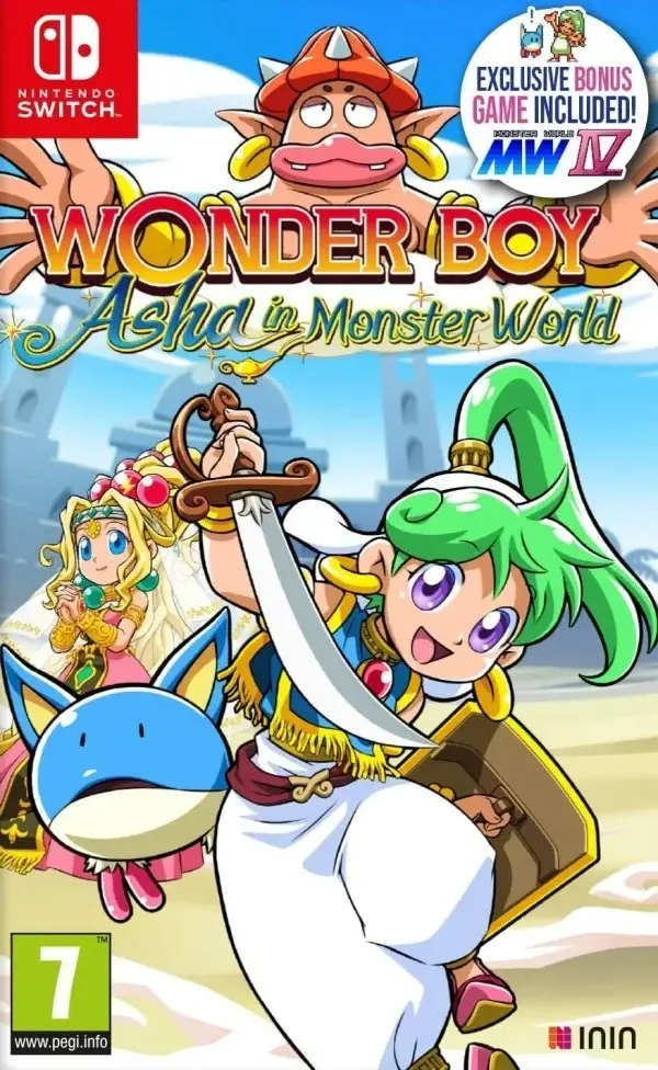 Capa de Wonder Boy Asha in Monster World