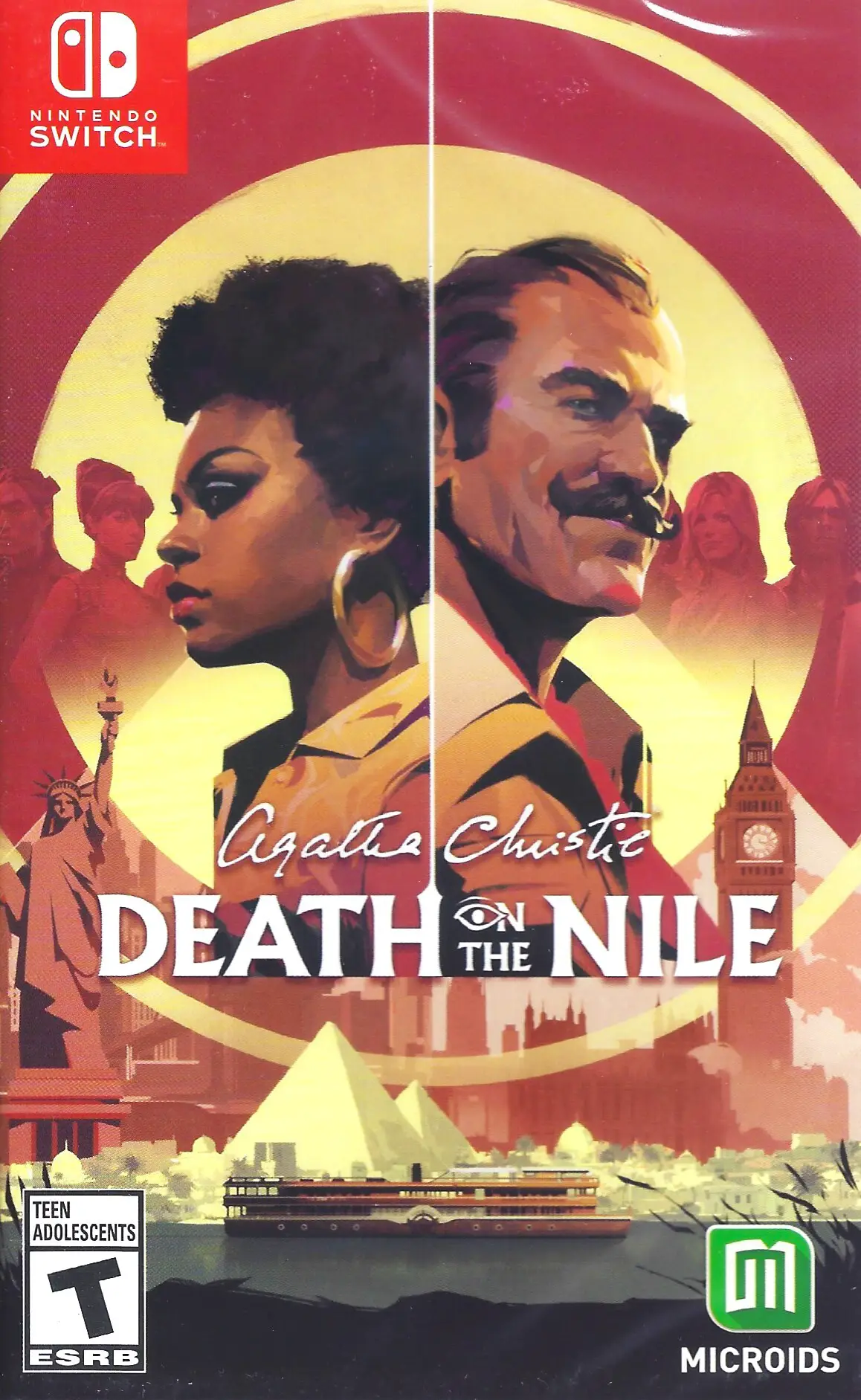 Capa de Agatha Christie: Death on The Nile