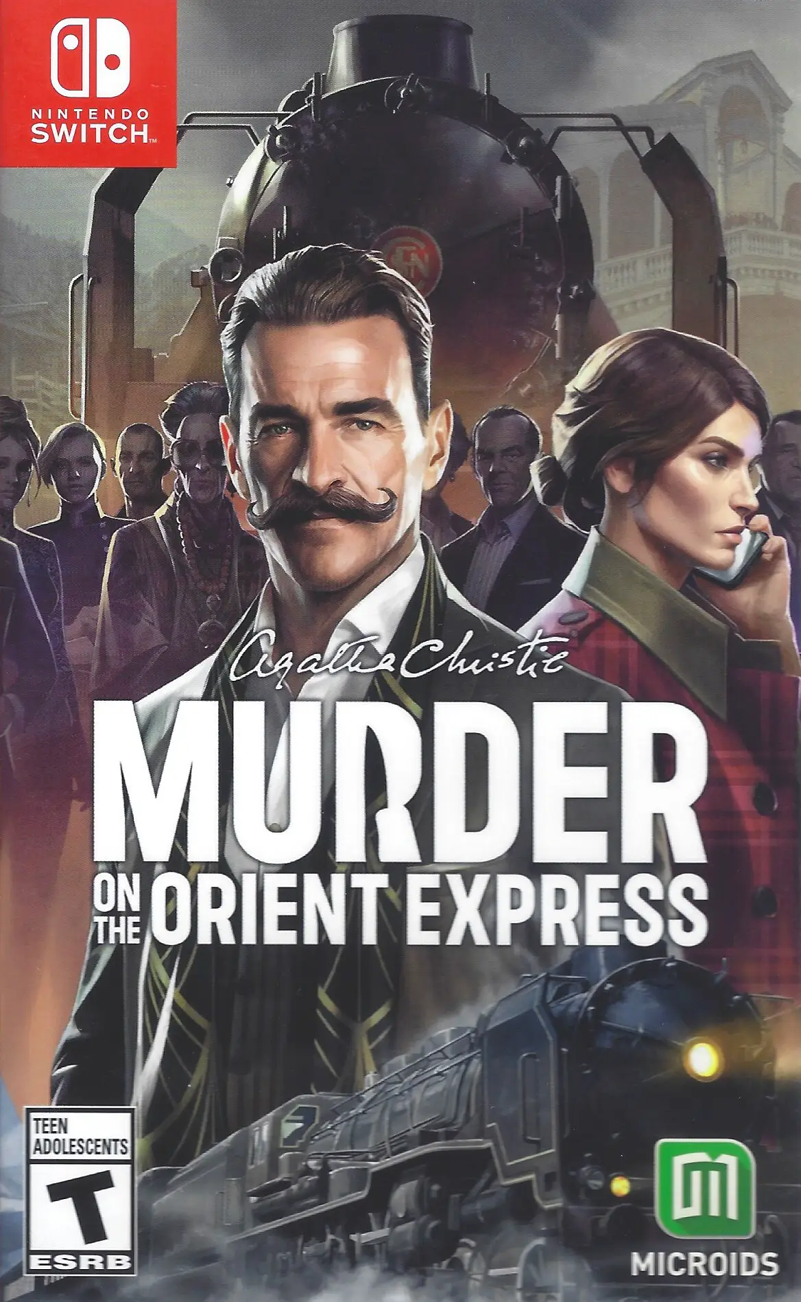 Capa de Agatha Christie: Murder on the Orient Express