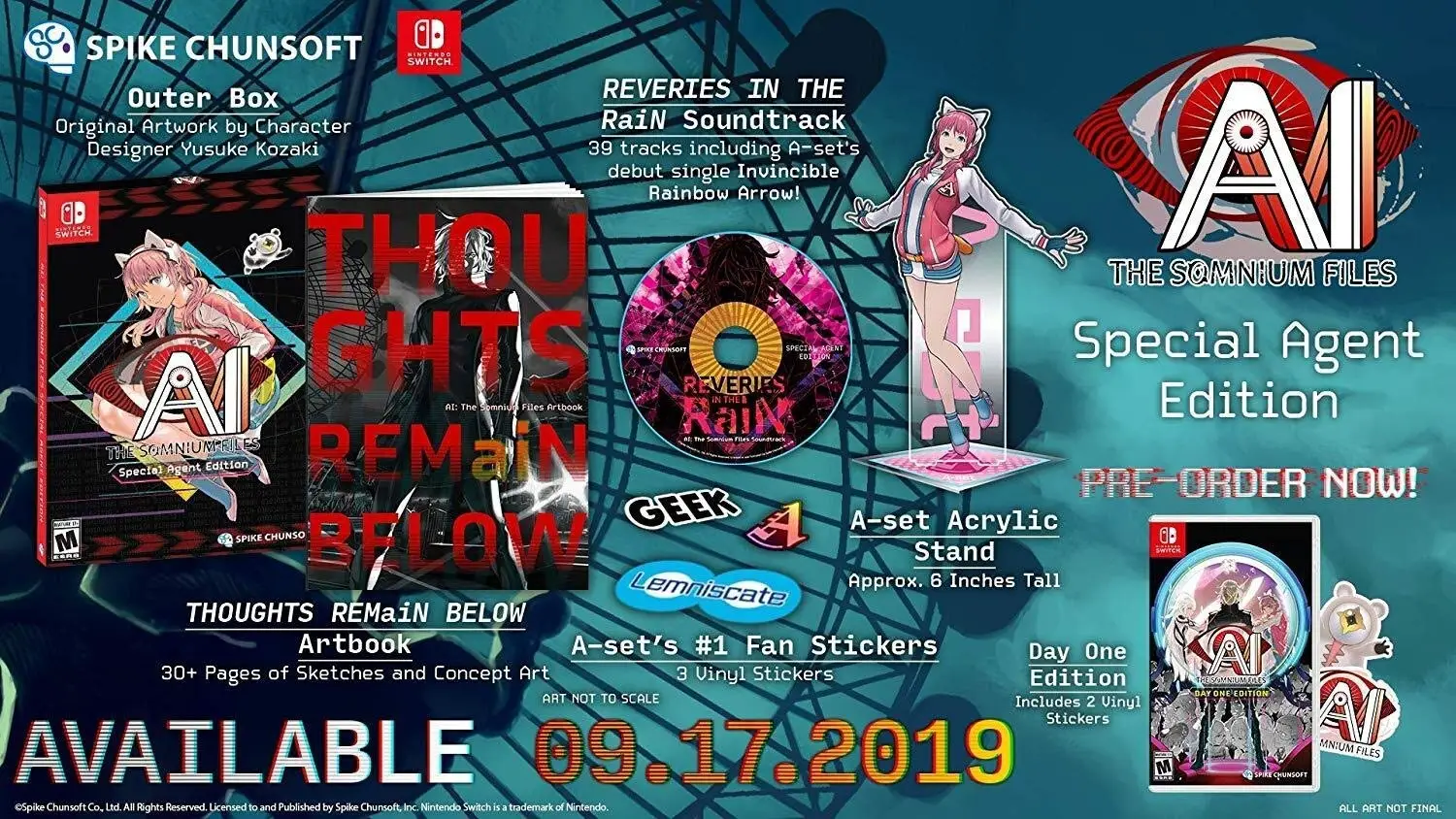 Capa de AI: The Somnium Files [Special Agent Edition]