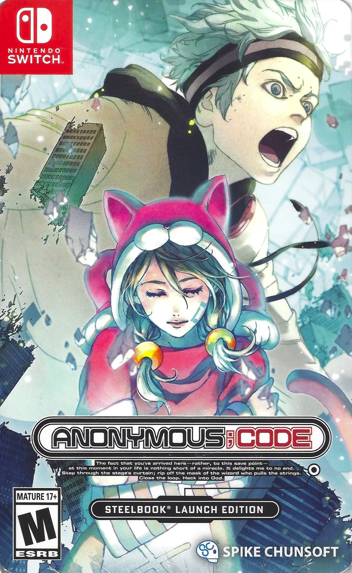 Capa de Anonymous;Code [Steelbook Launch Edition]