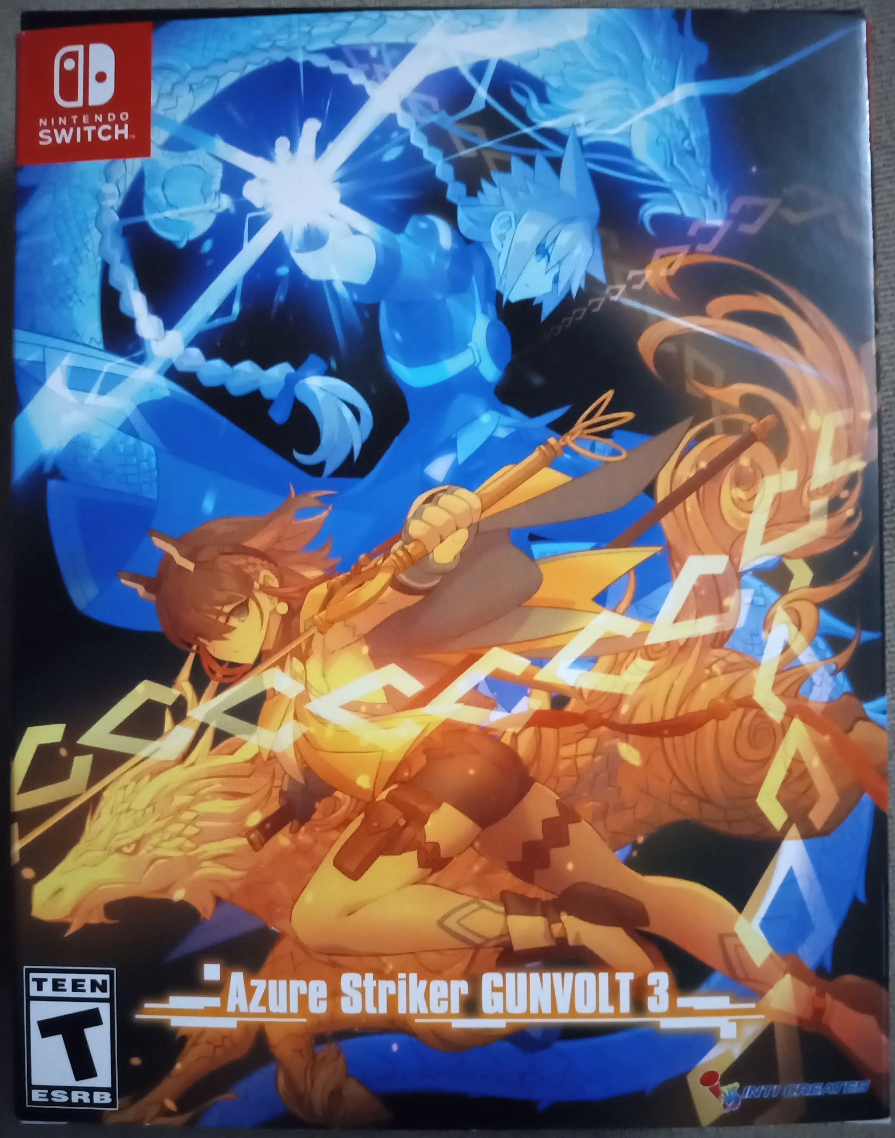 Capa de Azure Striker Gunvolt 3 [Collector's Edition]