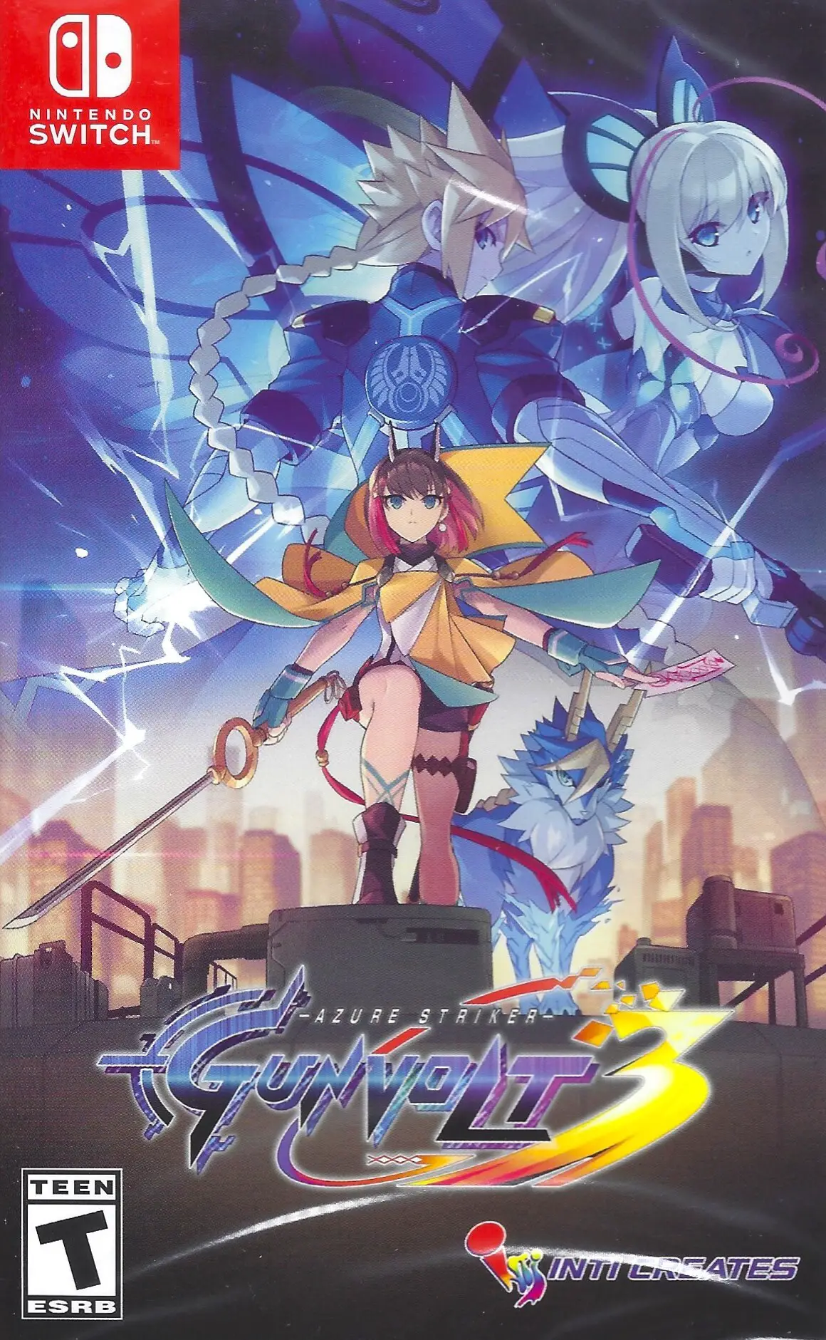 Capa de Azure Striker Gunvolt 3