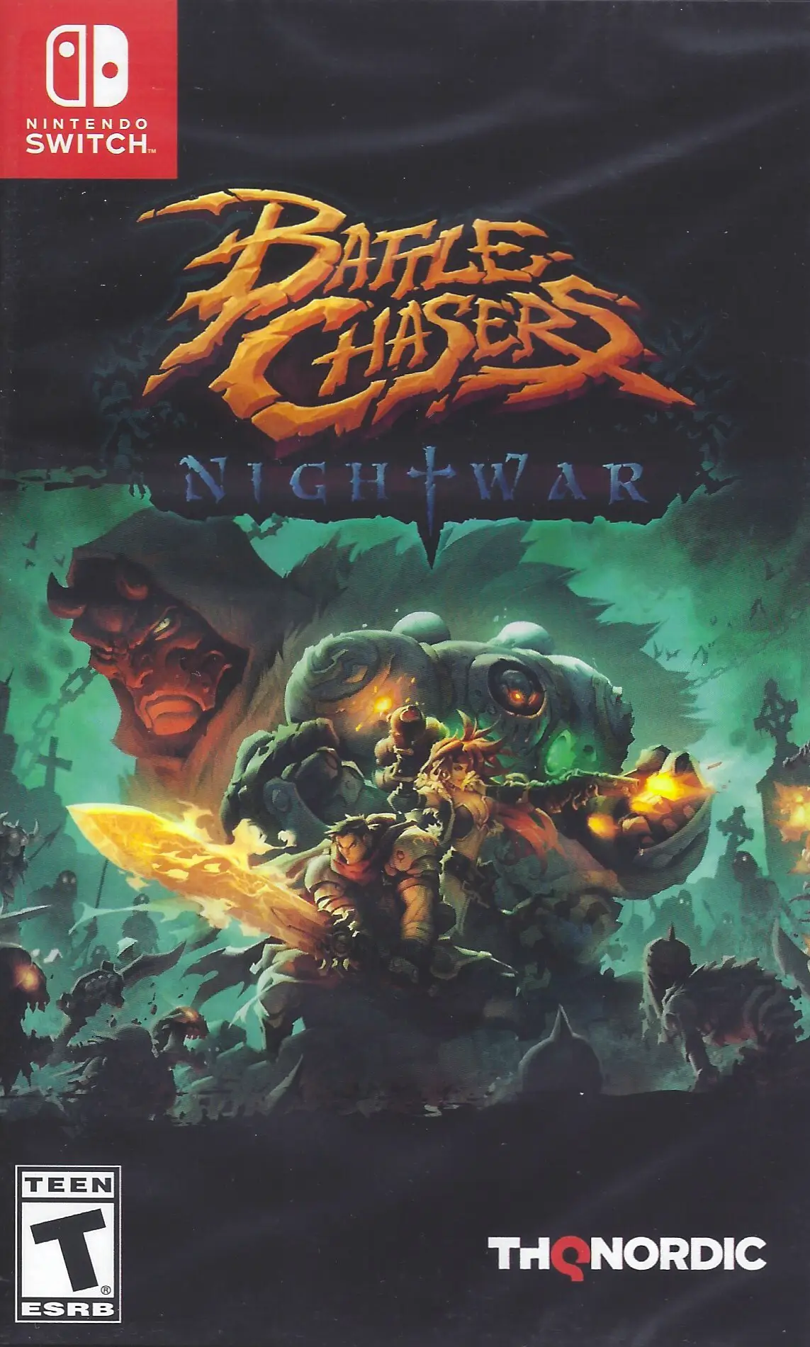 Capa de Battle Chasers: Nightwar