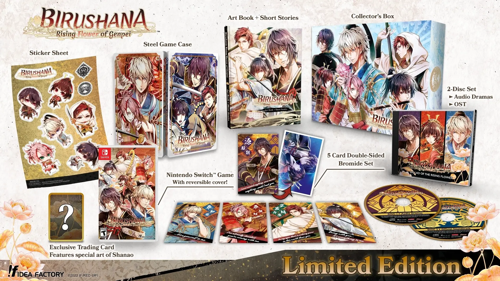 Capa de Birushana: Rising Flower of Genpei [LIMITED EDITION]