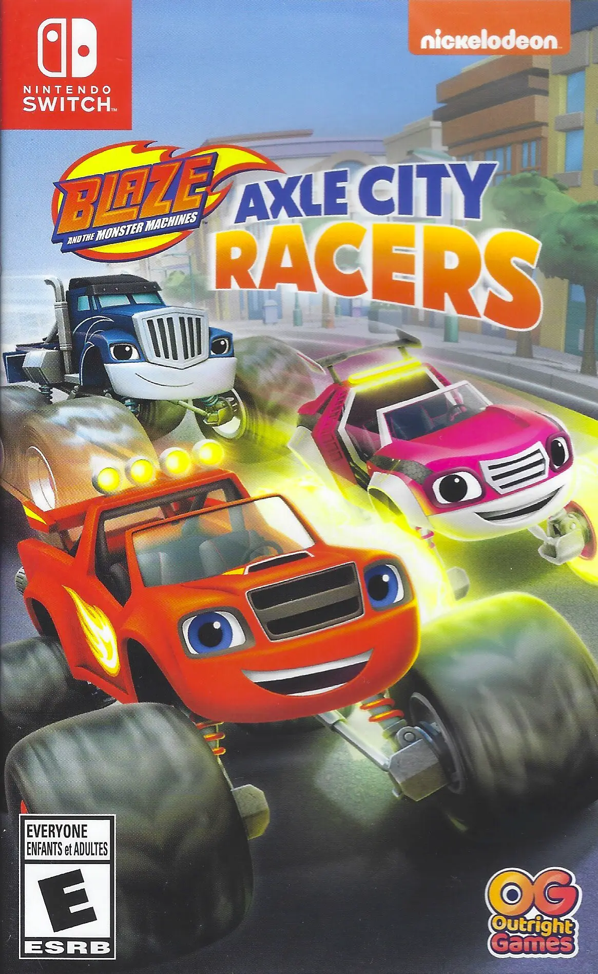 Capa de Blaze and the Monster Machines: Axle City Racers