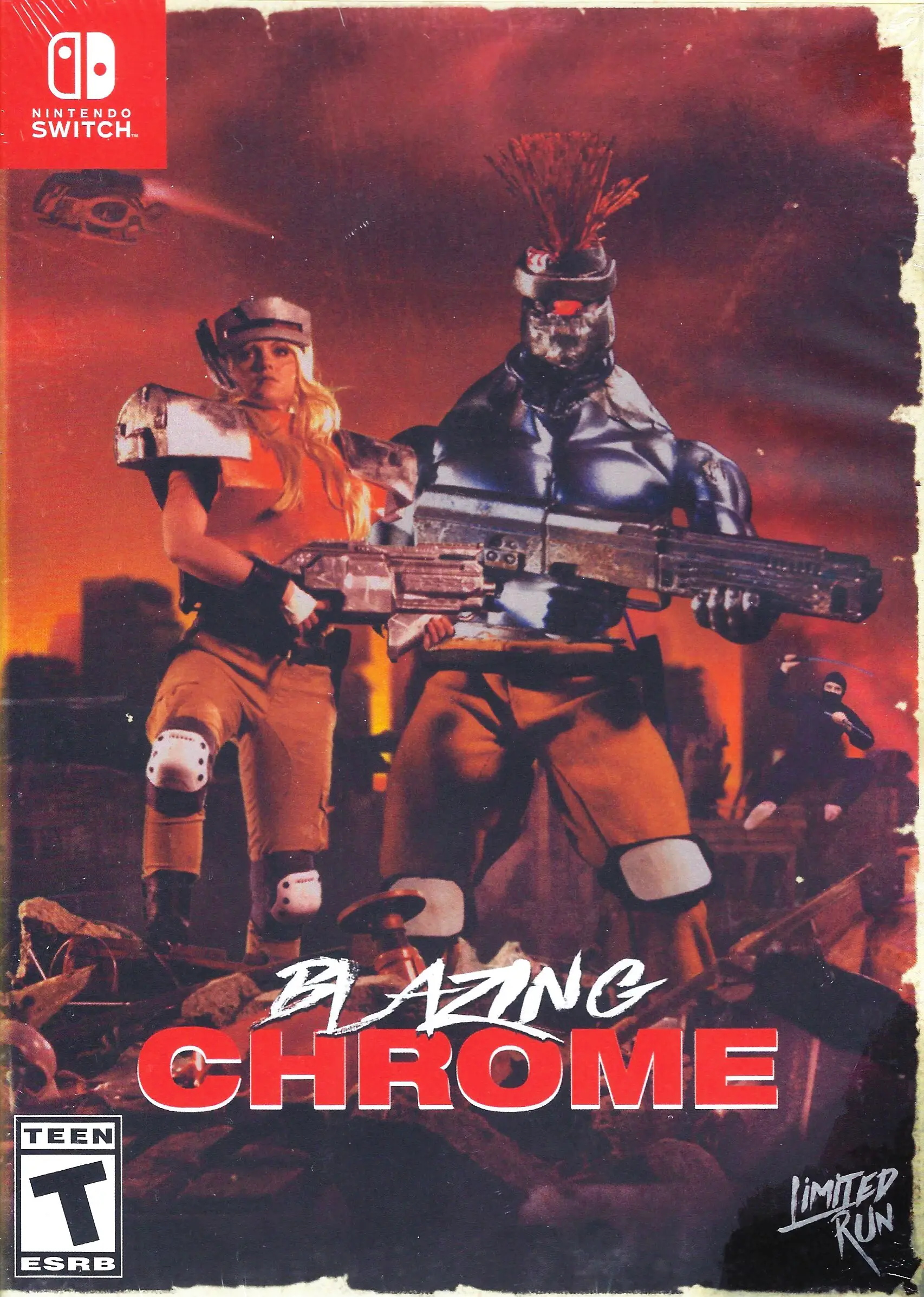 Capa de Blazing Chrome [VHS Edition]