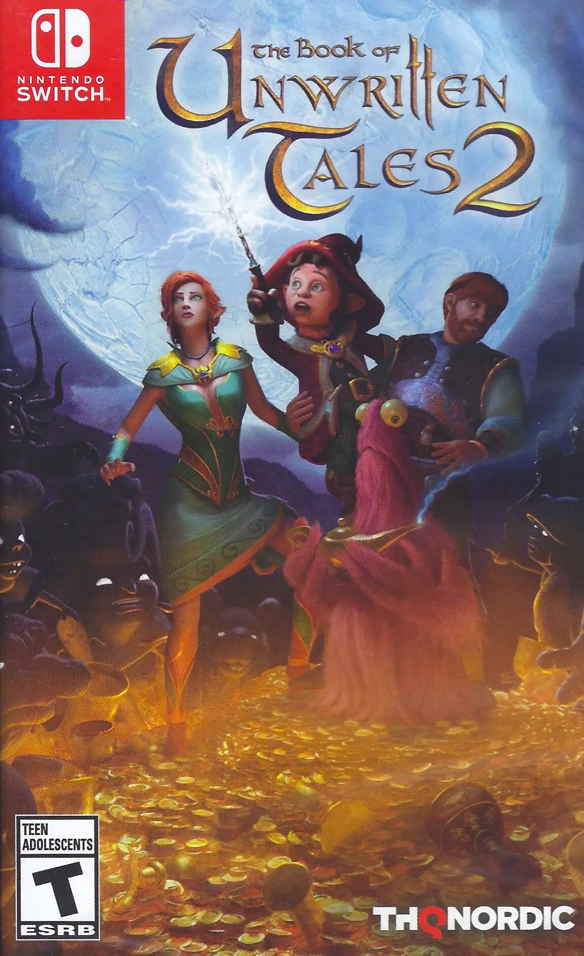 Capa de Book of Unwritten Tales 2