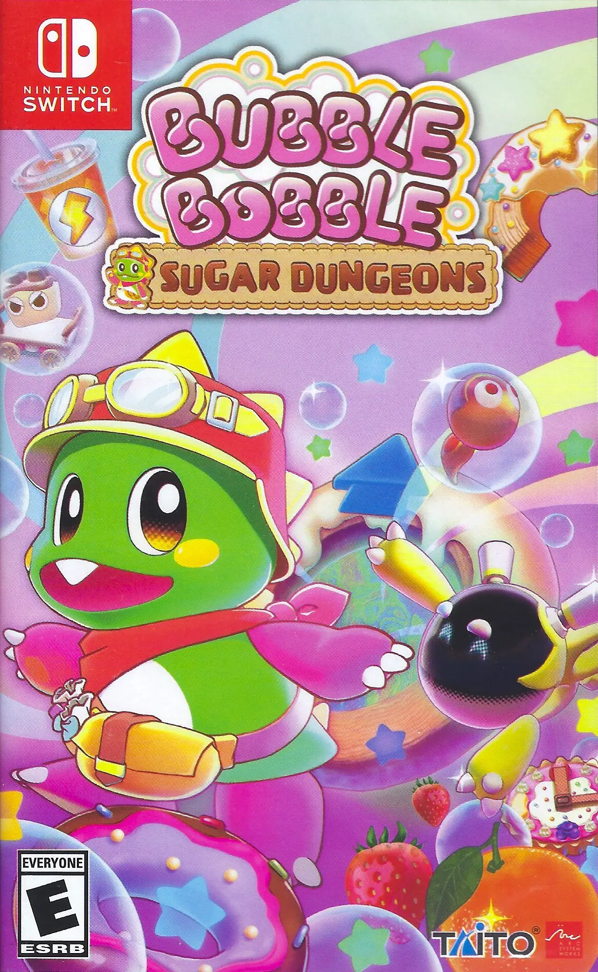 Capa de Bubble Bobble Sugar Dungeons