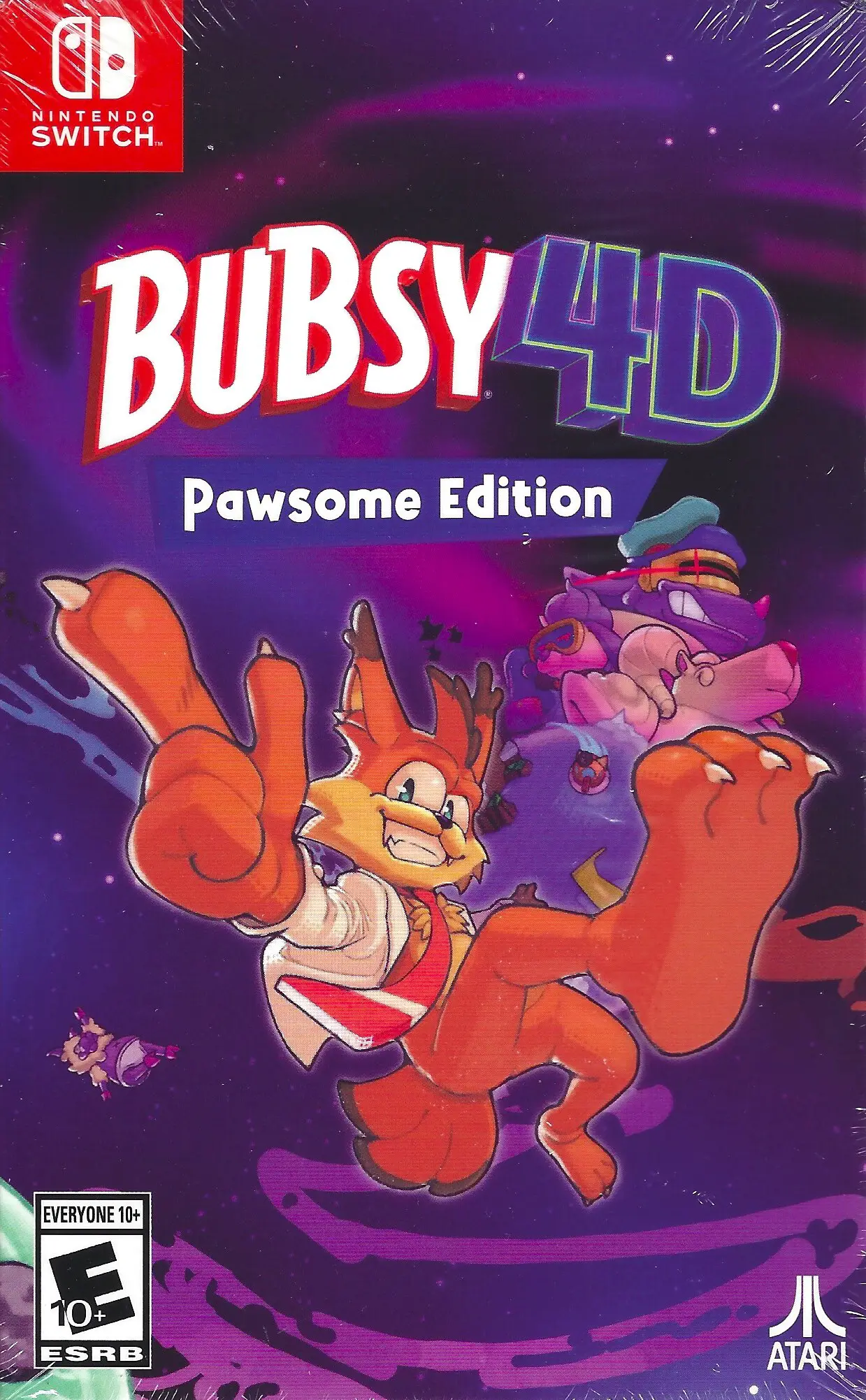 Capa de Bubsy 4D [Pawsome Edition]