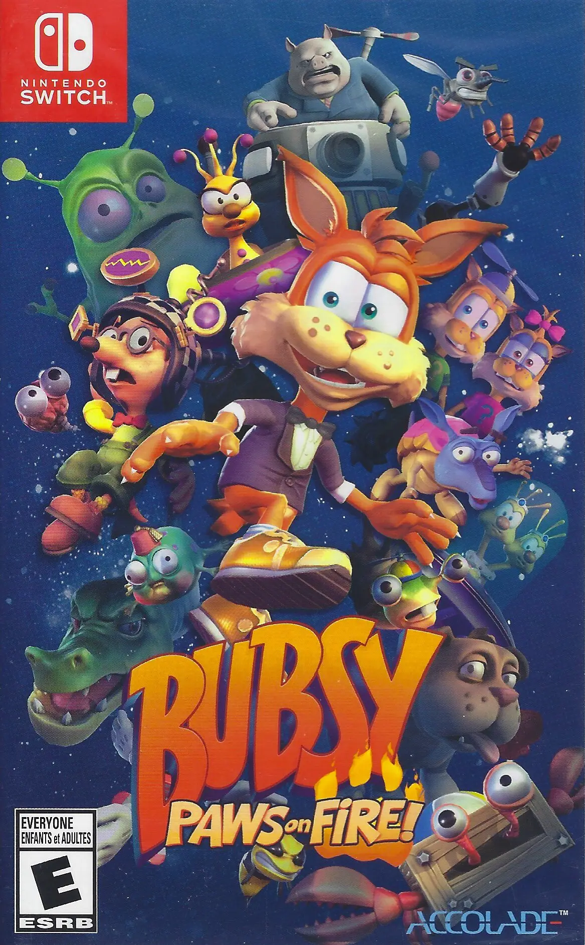 Capa de Bubsy: Paws on Fire!