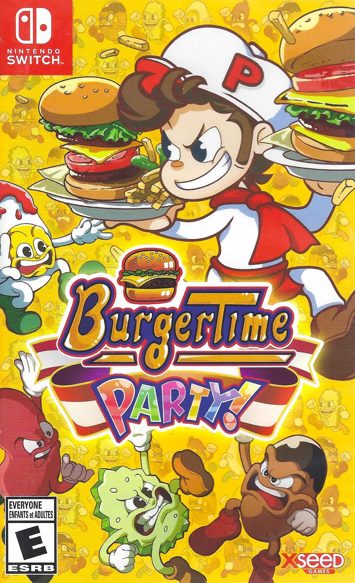 Capa de BurgerTime Party