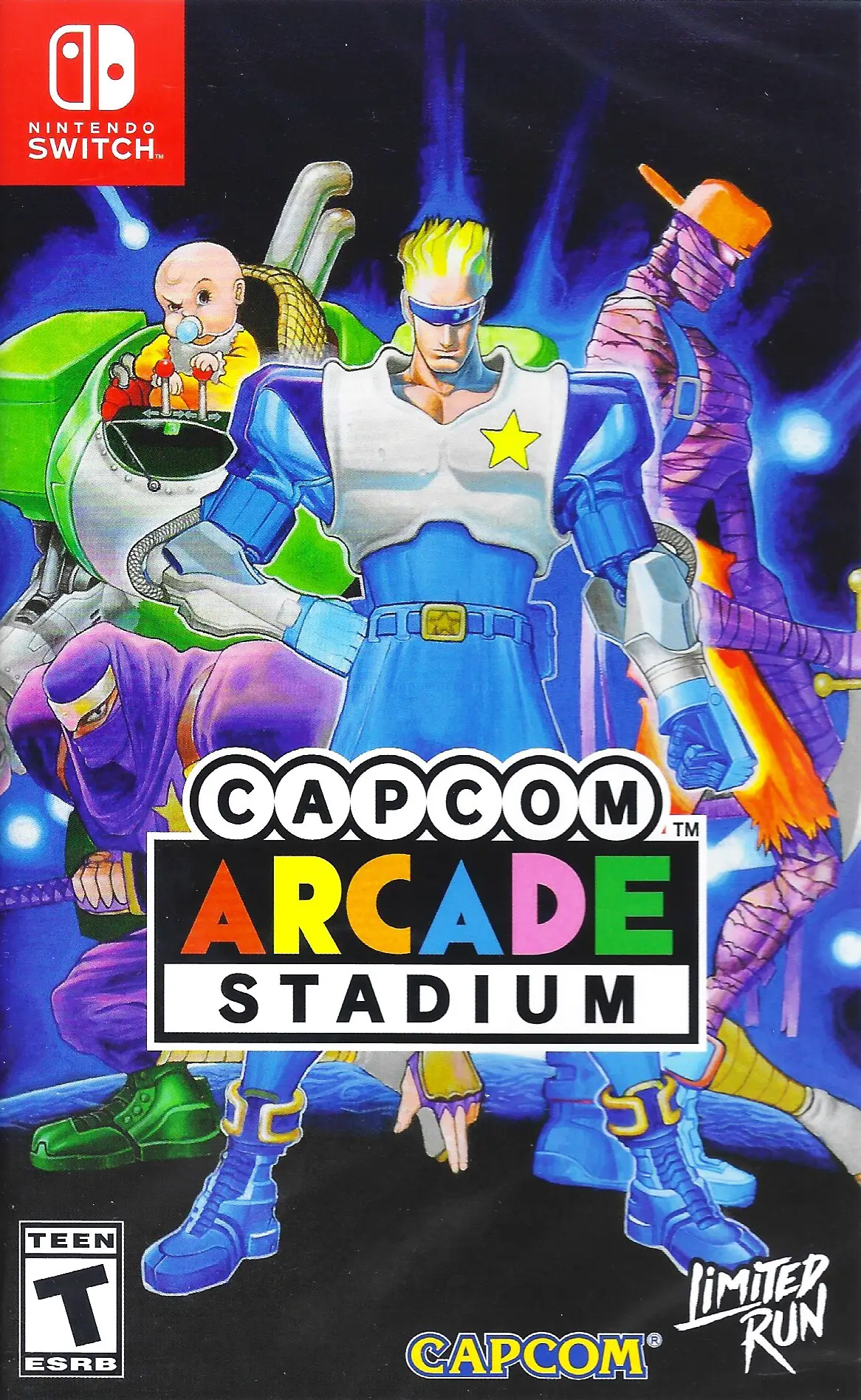 Capa de Capcom Arcade Stadium [Captain Commando Cover]