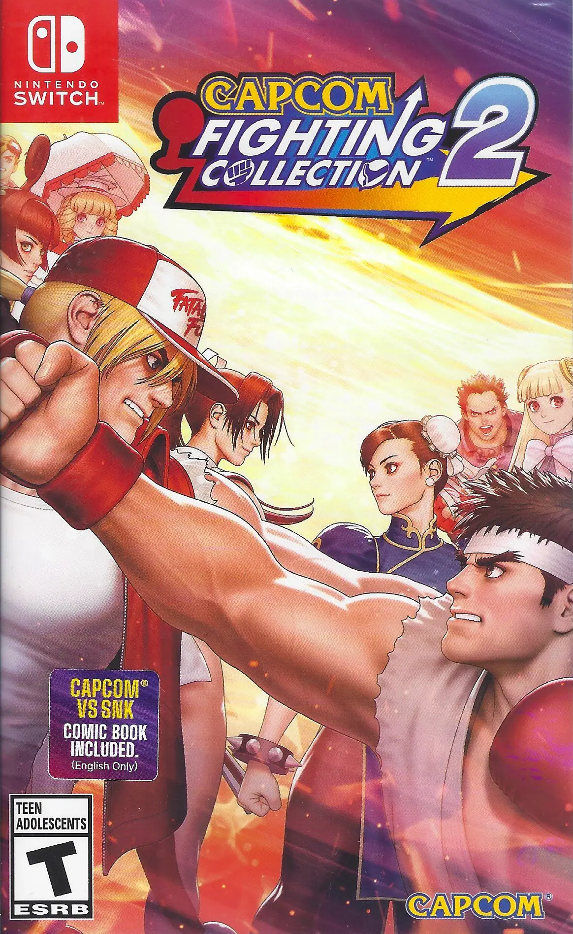 Capa de Capcom Fighting Collection 2