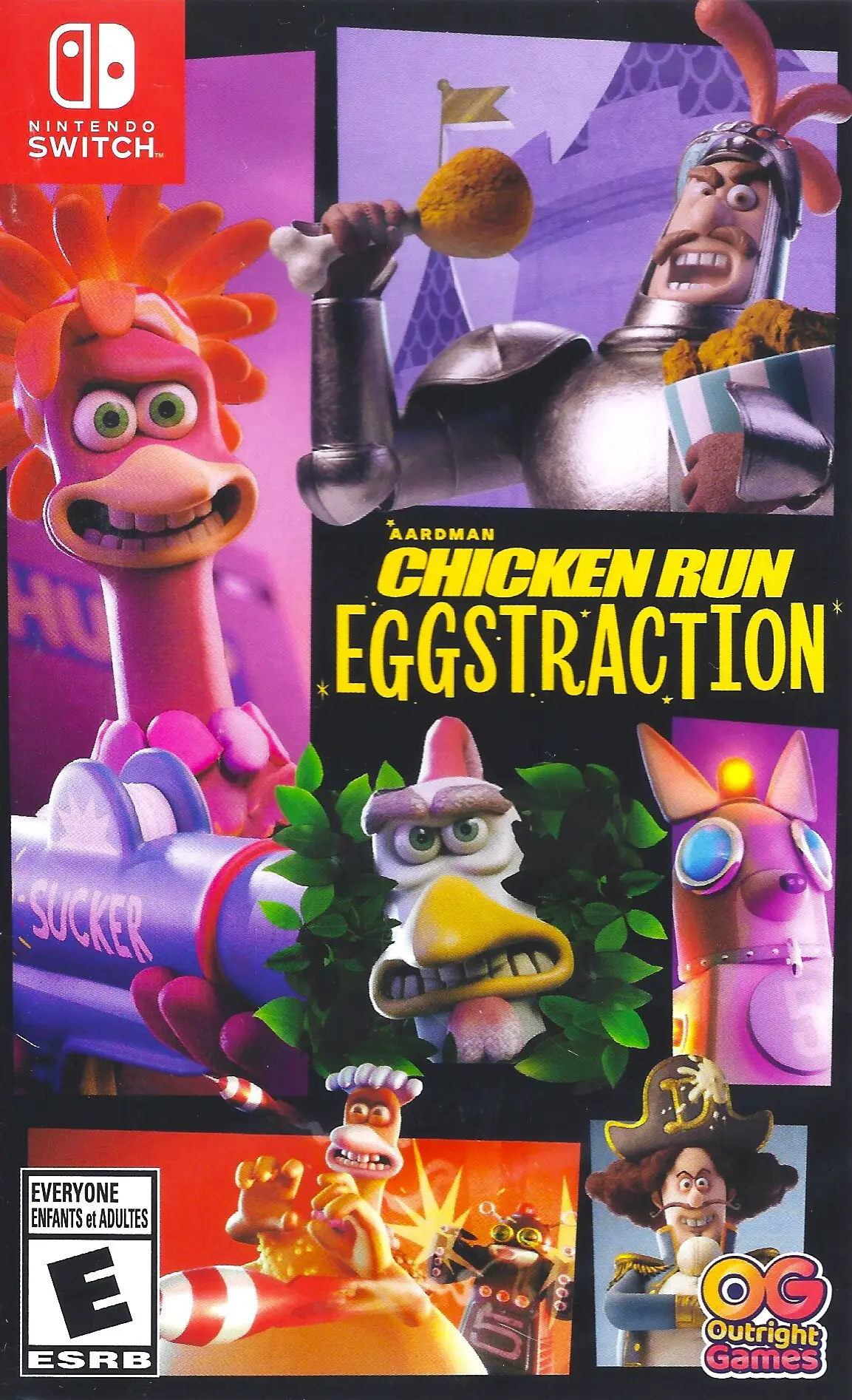Capa de Chicken Run: Eggstraction